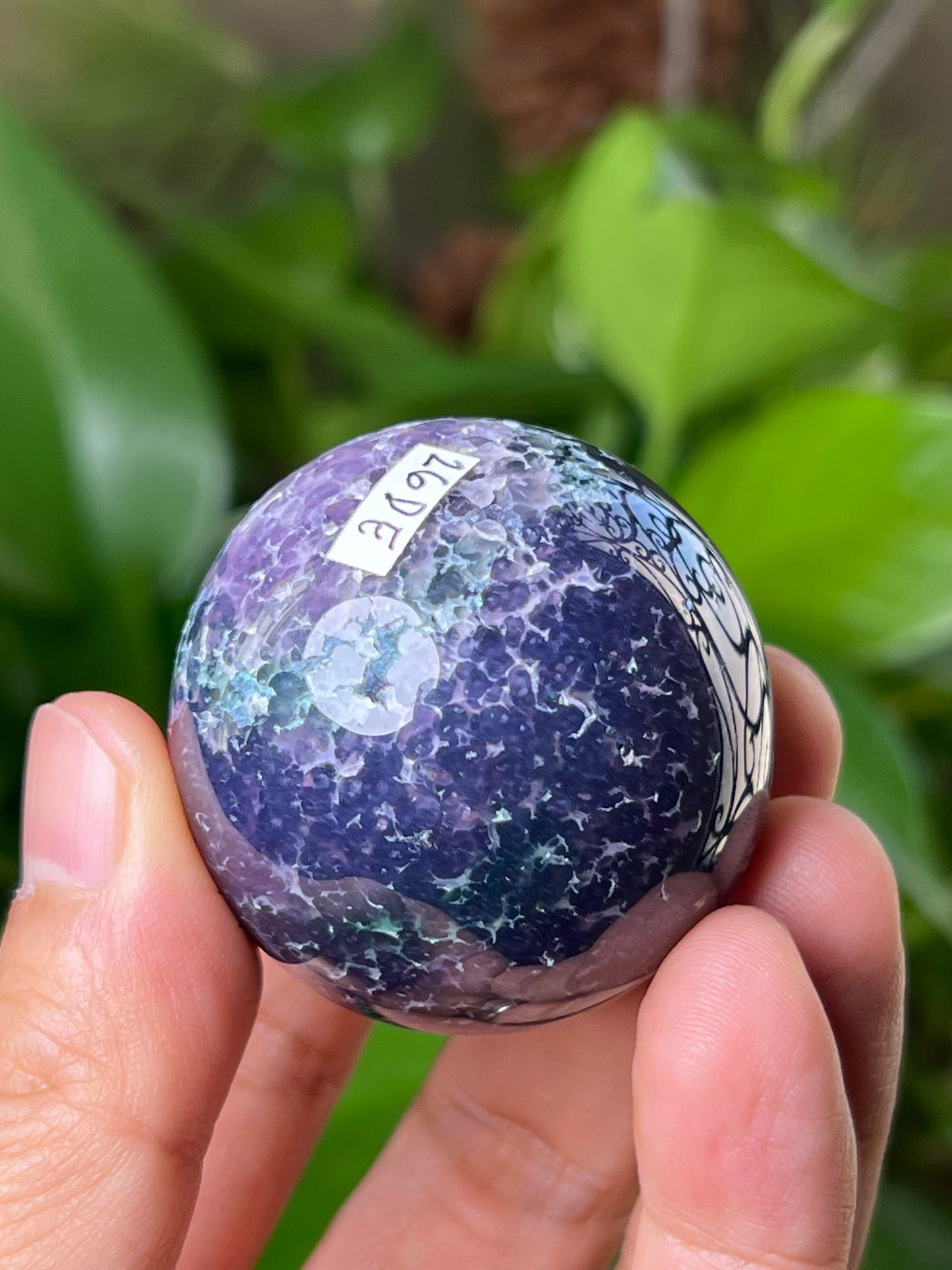 Grape Agate Sphere