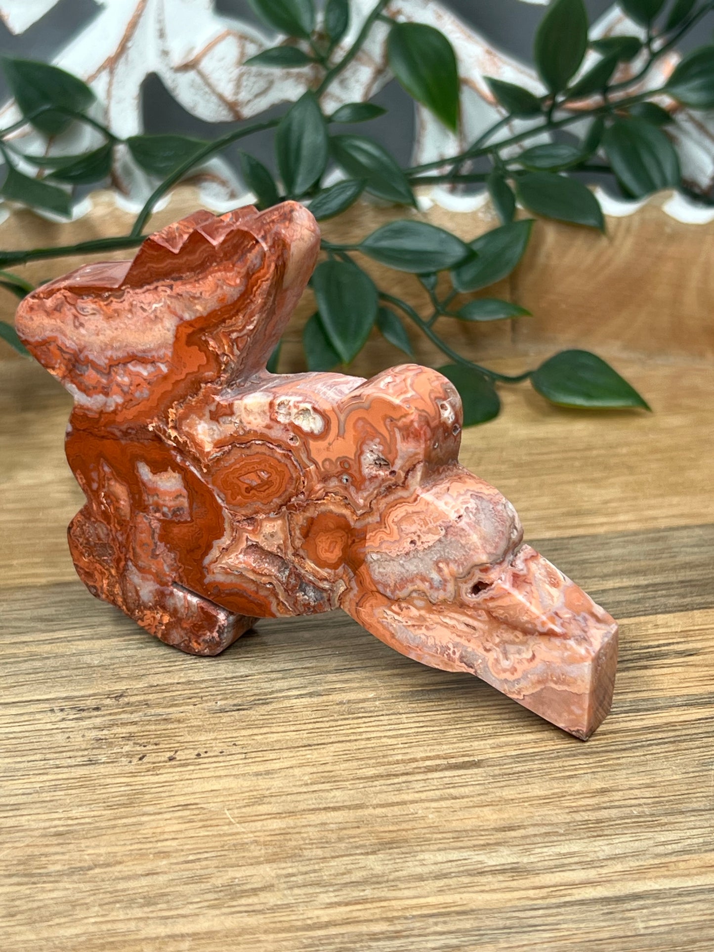 Crazy Lace Agate Deer