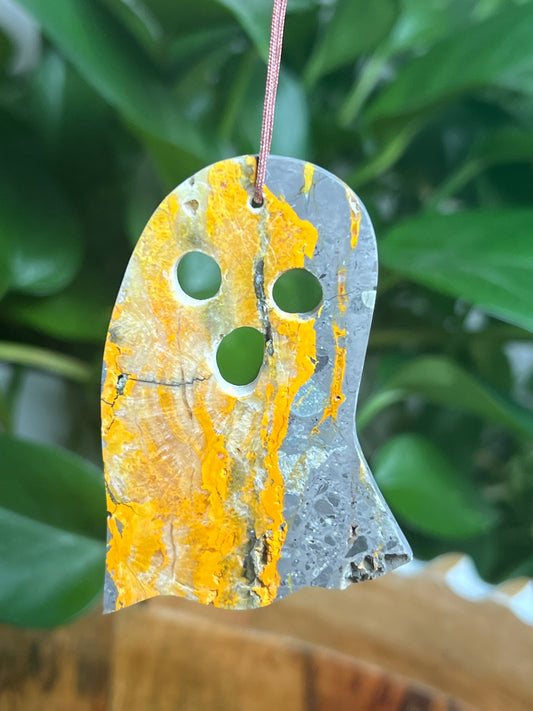 Bumblebee Jasper Ornament Ghost: AK