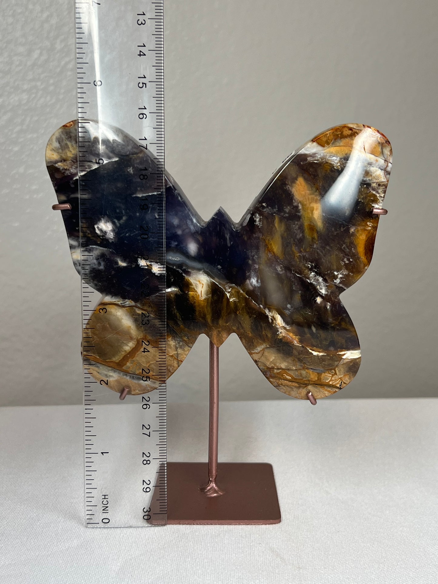 Purple Chalcedony Butterfly