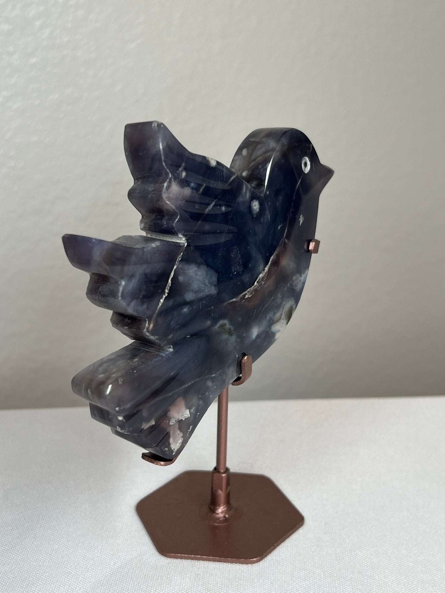 Purple Chalcedony Bird