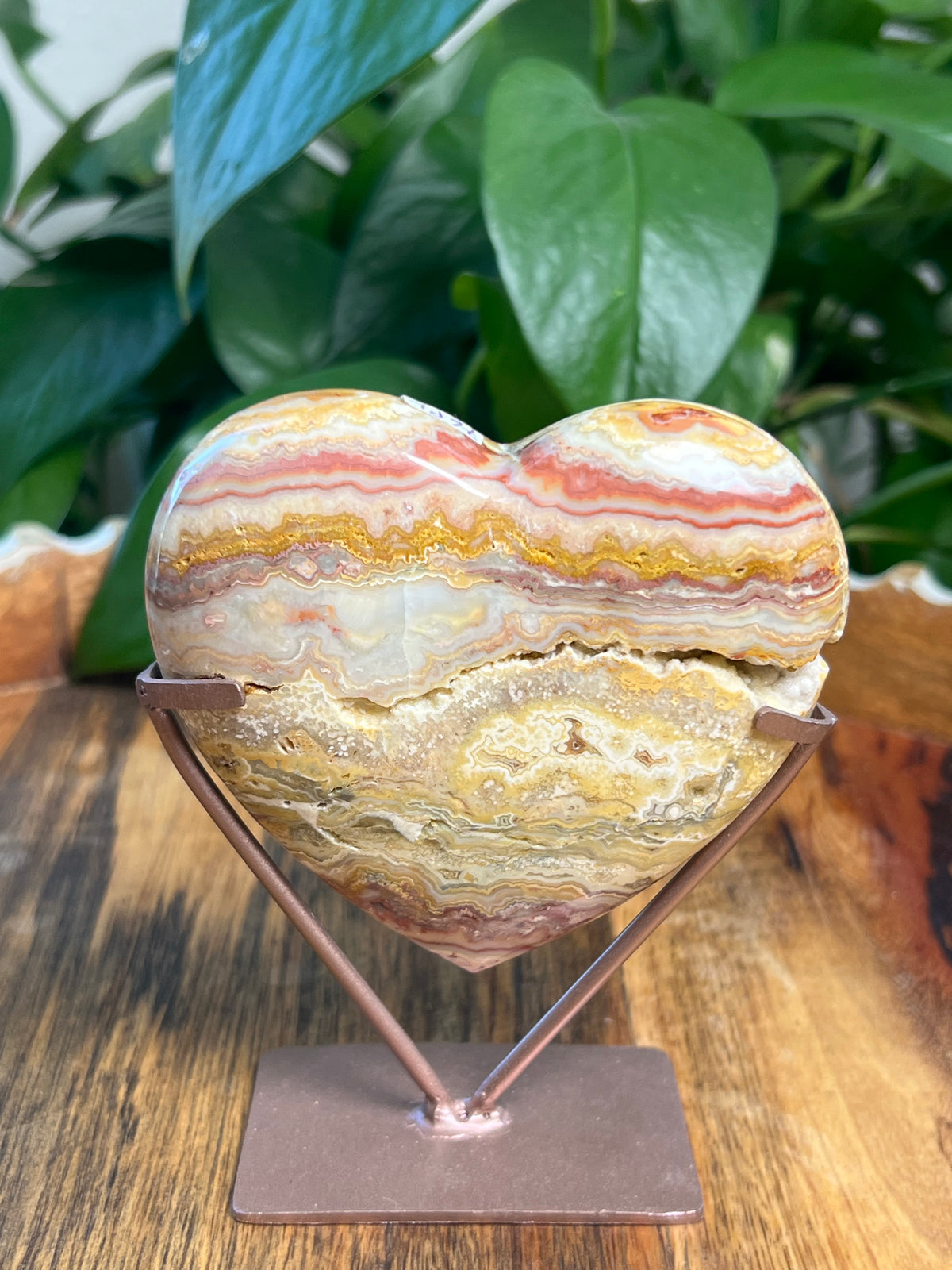 Crazy Lace Agate Heart: PL