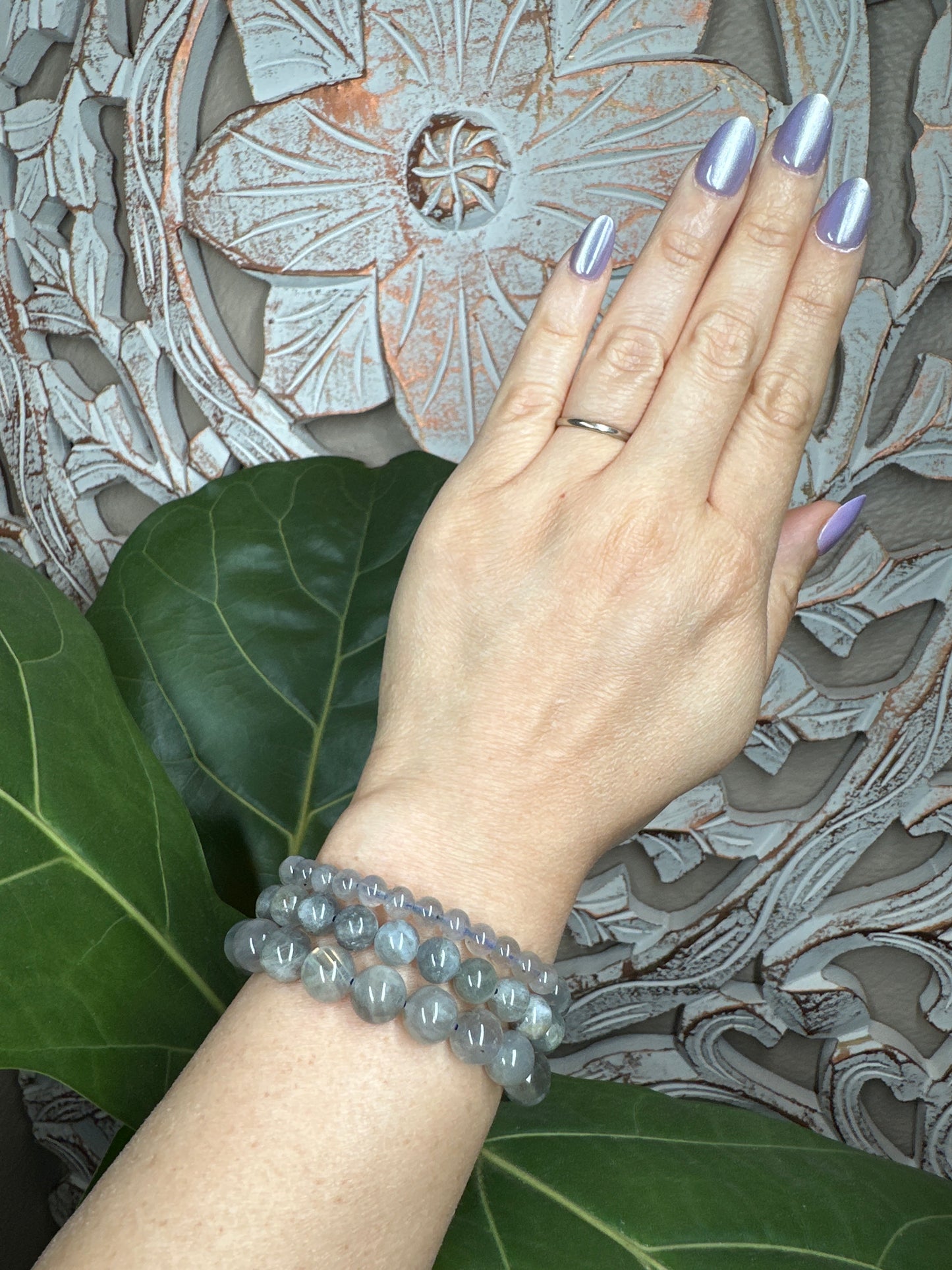 Labradorite Beaded Bracelet