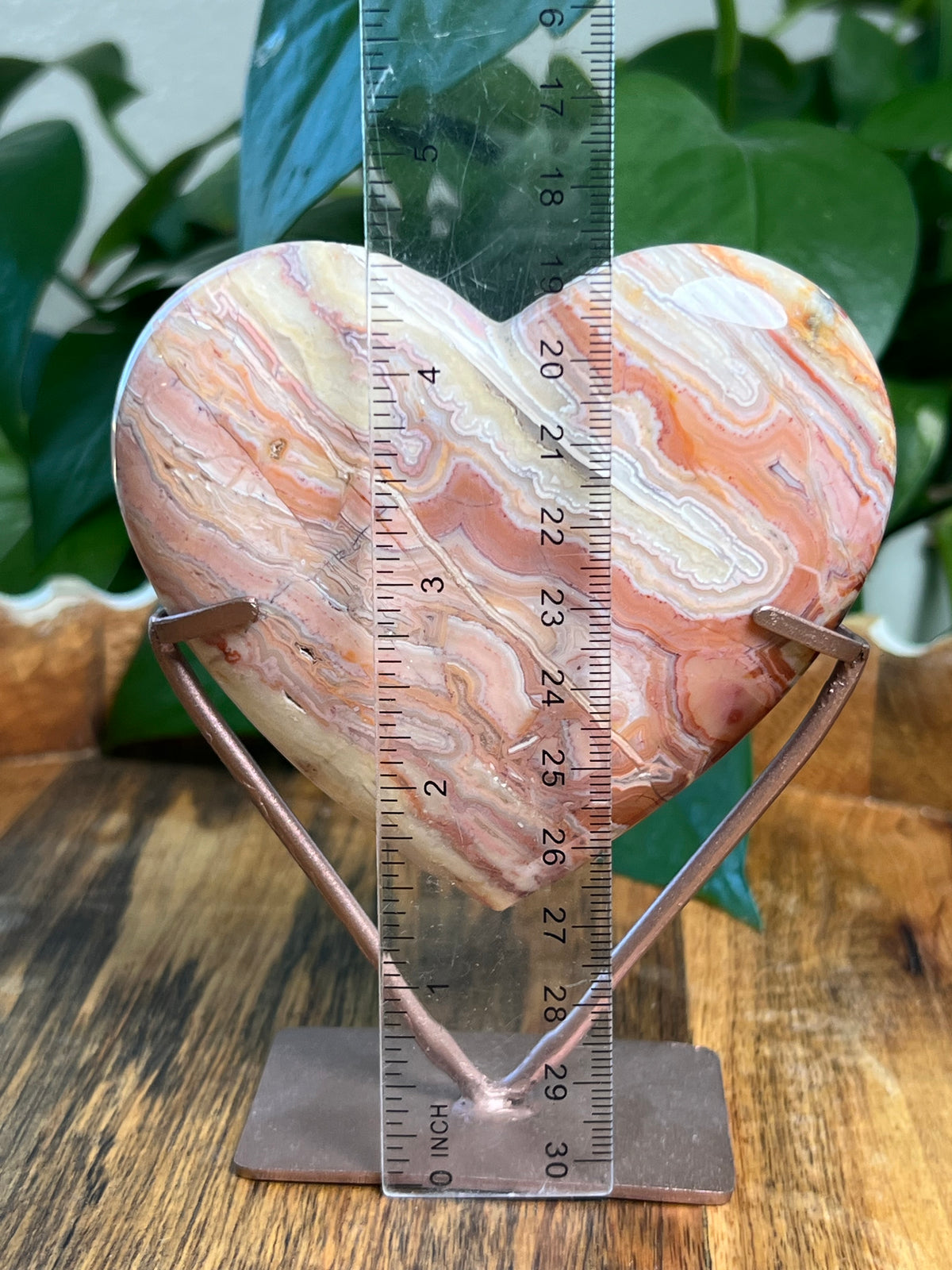 Crazy Lace Agate Heart: NA
