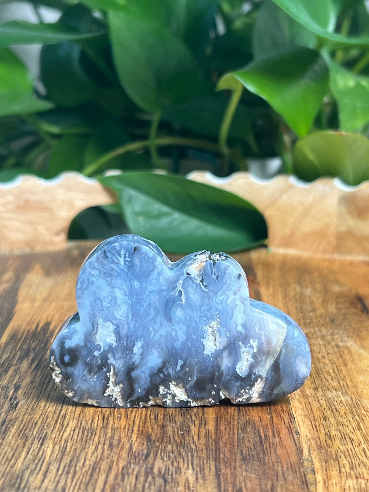 Blue Plume Agate Mini Cloud: TF