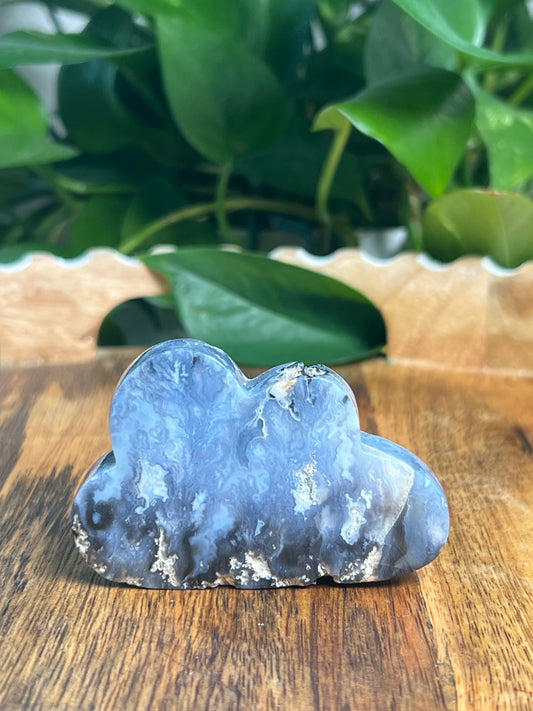 Blue Plume Agate Mini Cloud: TF