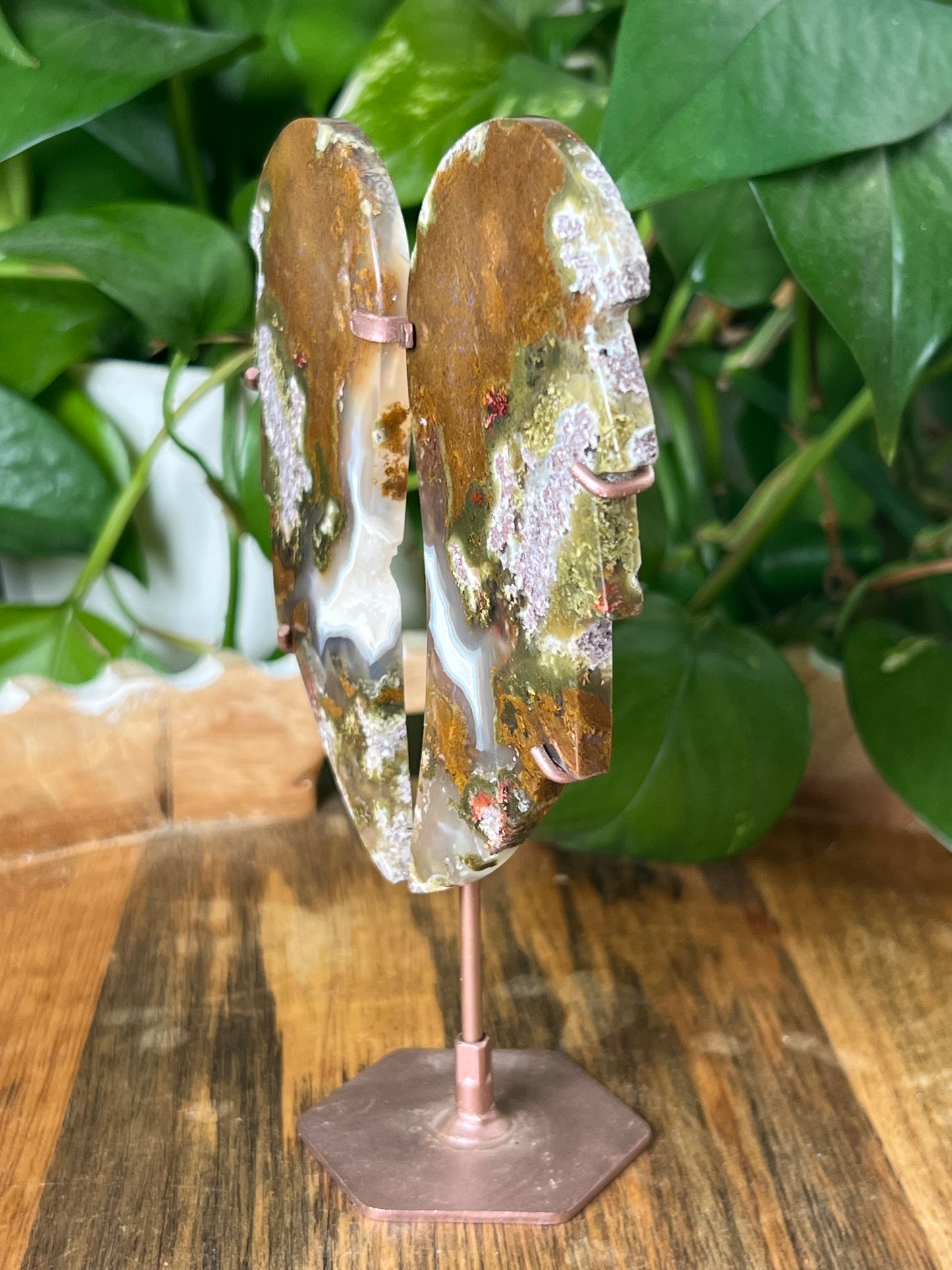 Scenic Moss Agate Wings