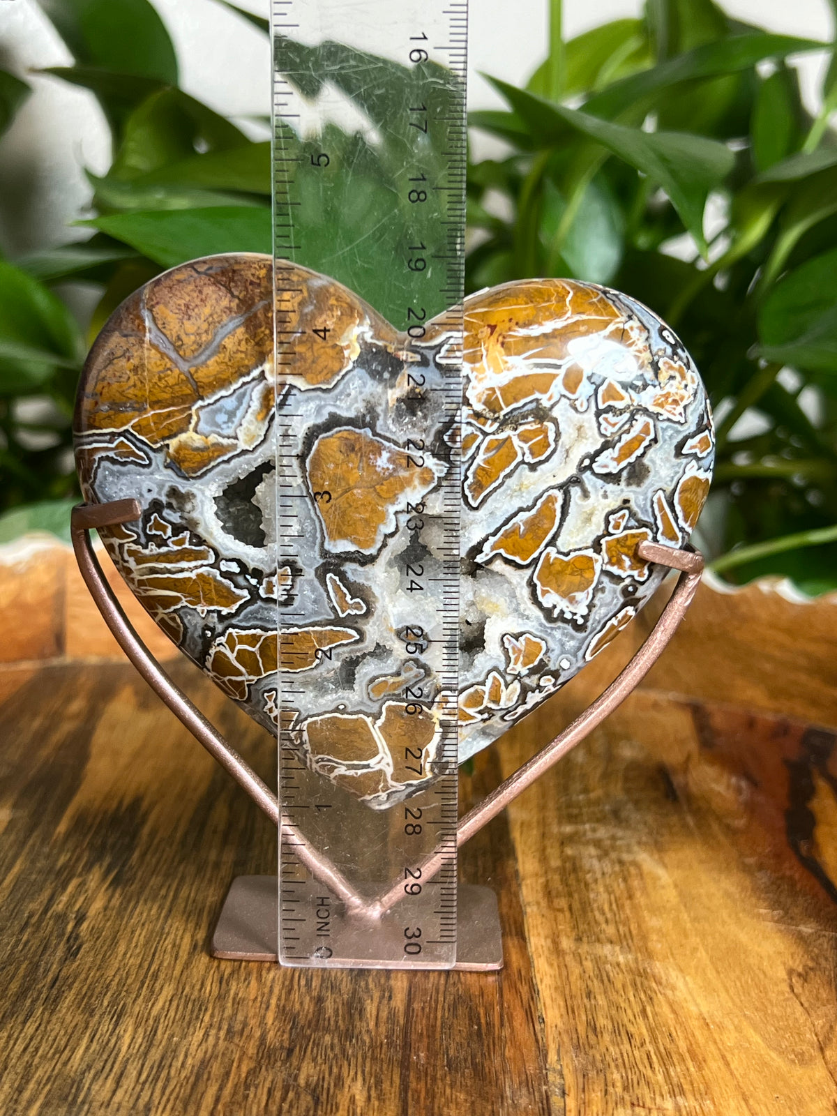 Brecciated Jasper Heart: KK