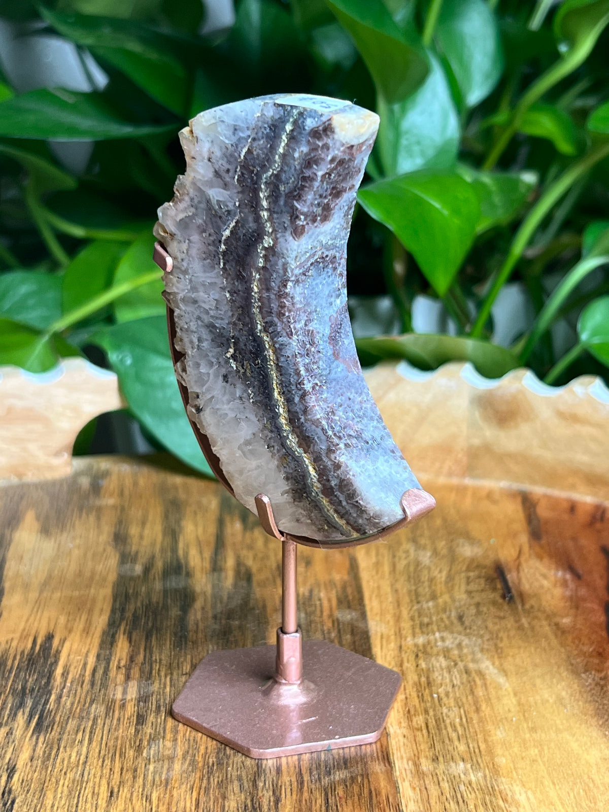 Amethyst Agate Moon: Z