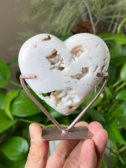 Pink Carnelian Heart