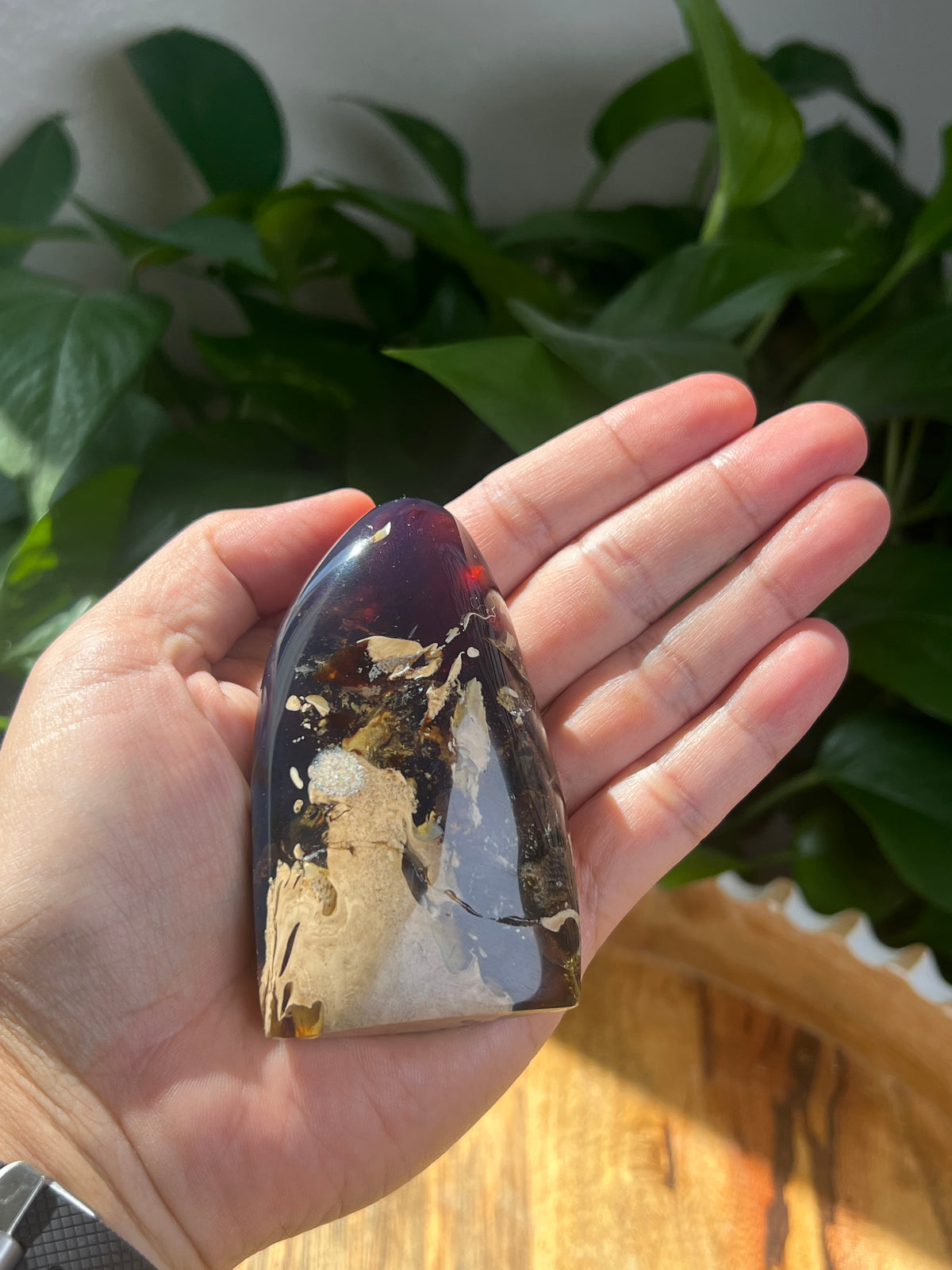 Blue Amber Freeform: K