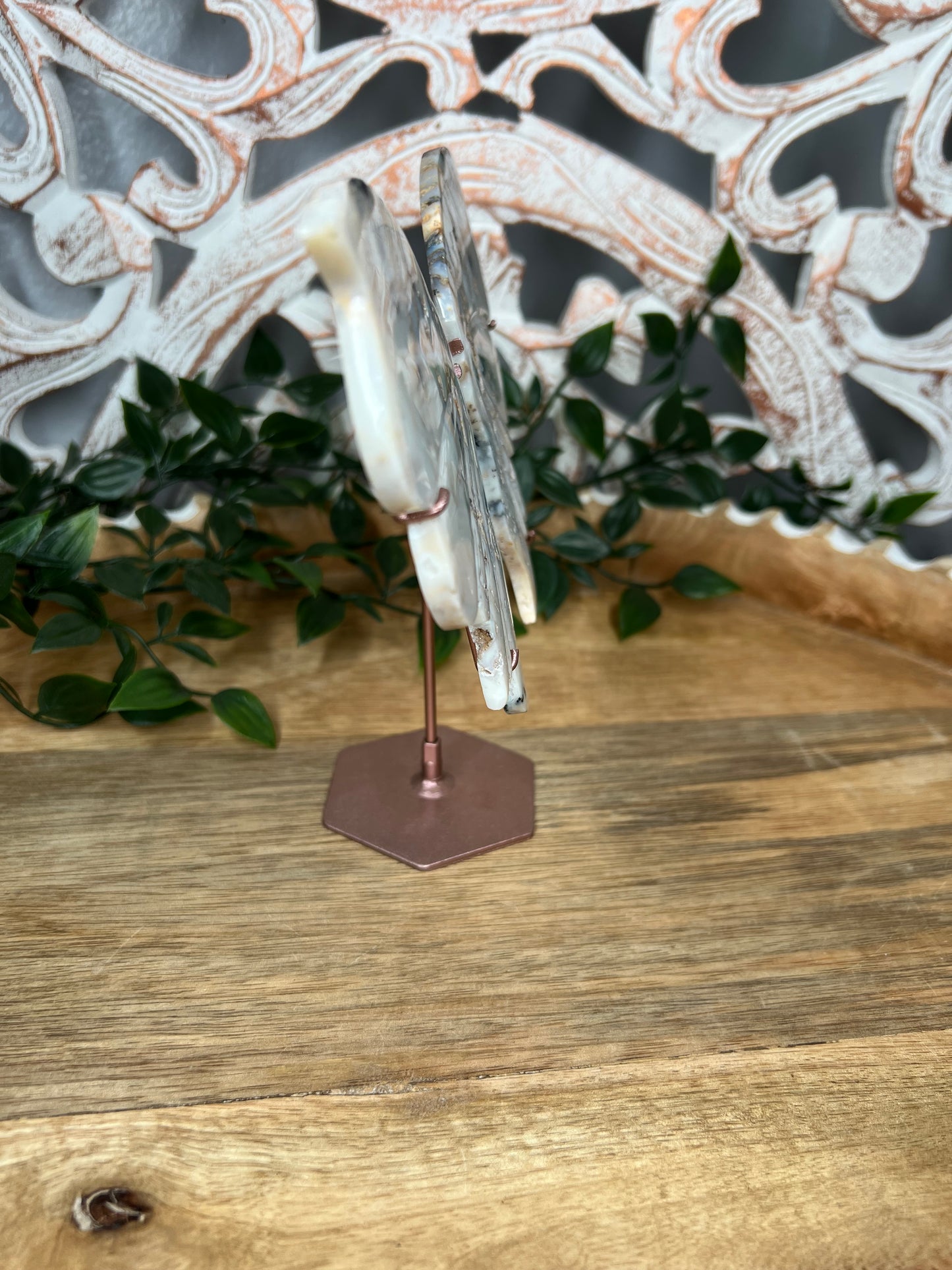 Dendritic Tiger Agate Wings