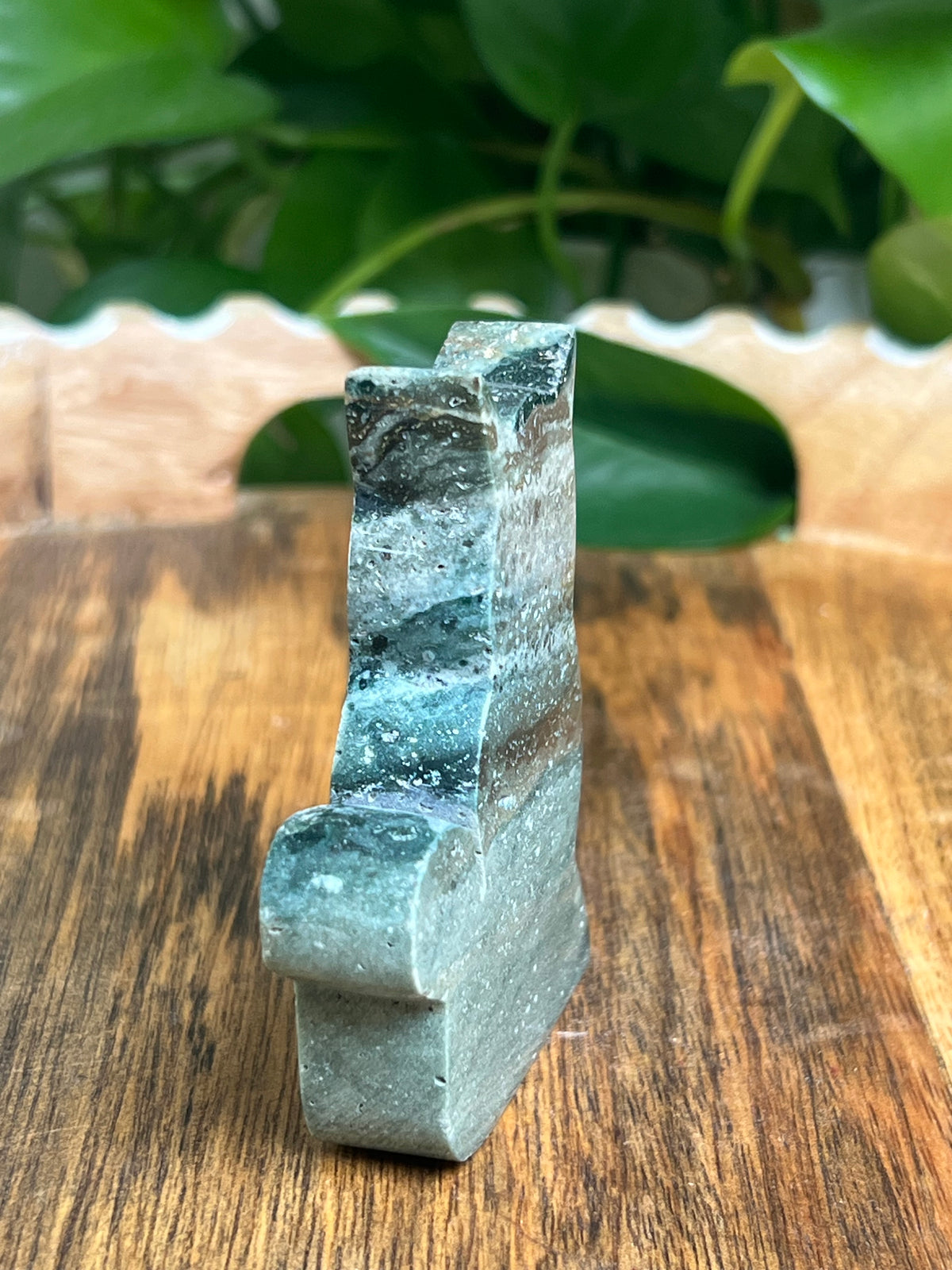 Blue Green Jasper Cat: HC