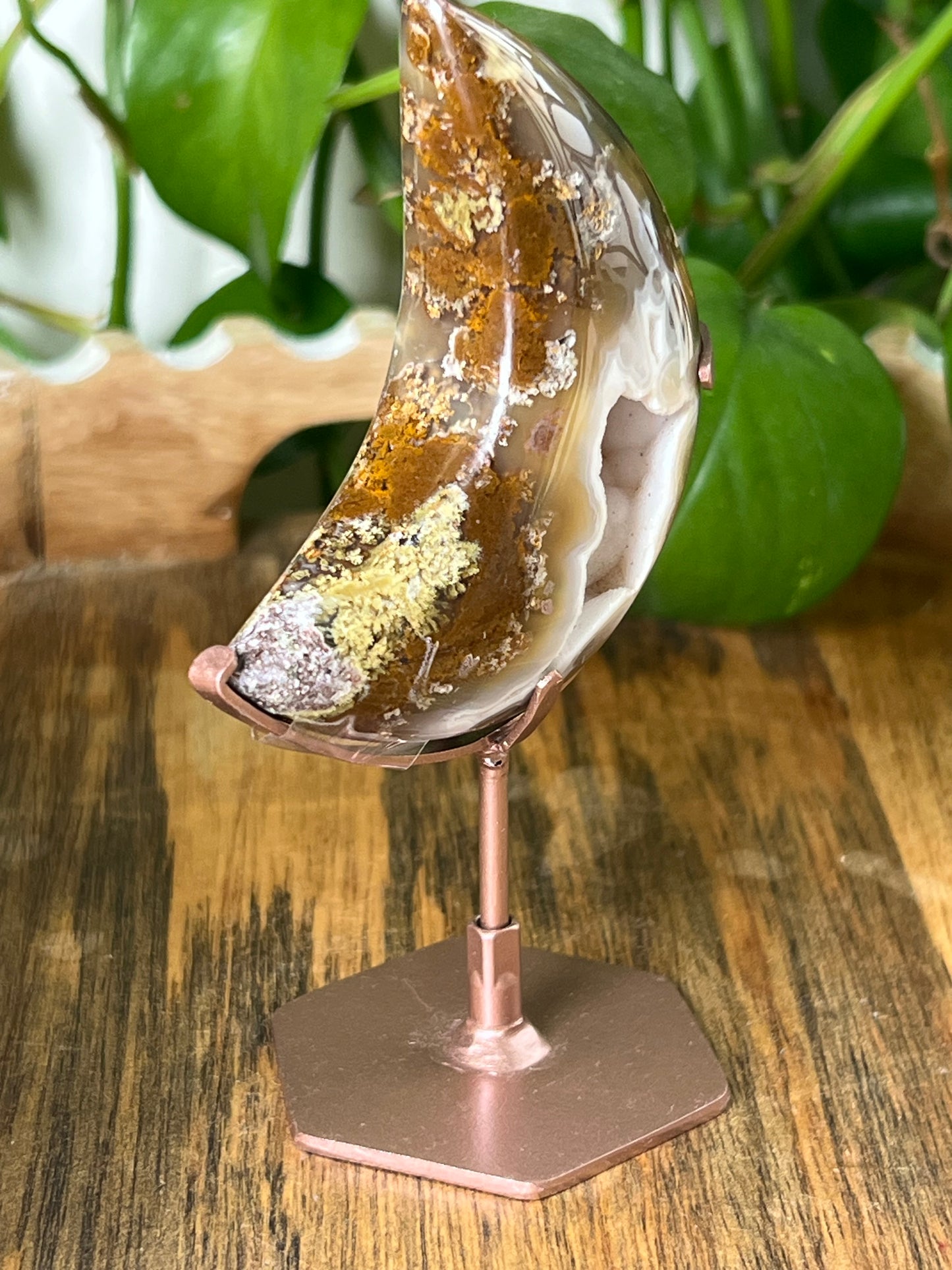 Scenic Moss Agate Moon