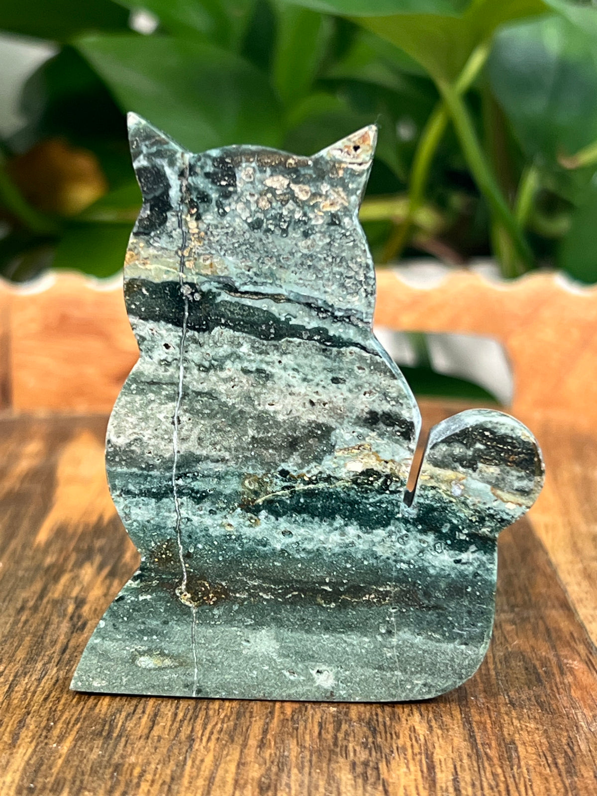 Blue Green Jasper Cats