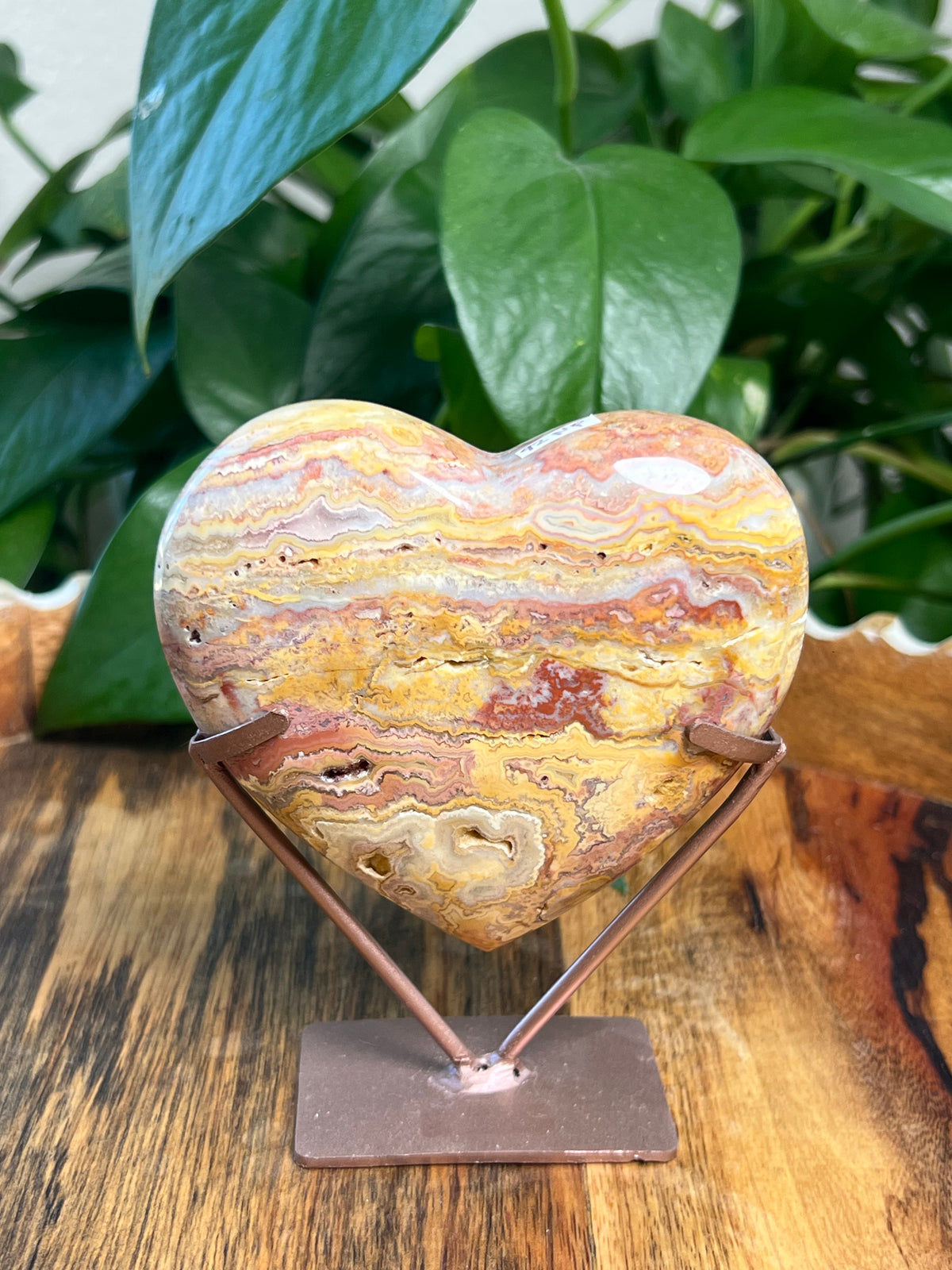 Crazy Lace Agate Heart: NP