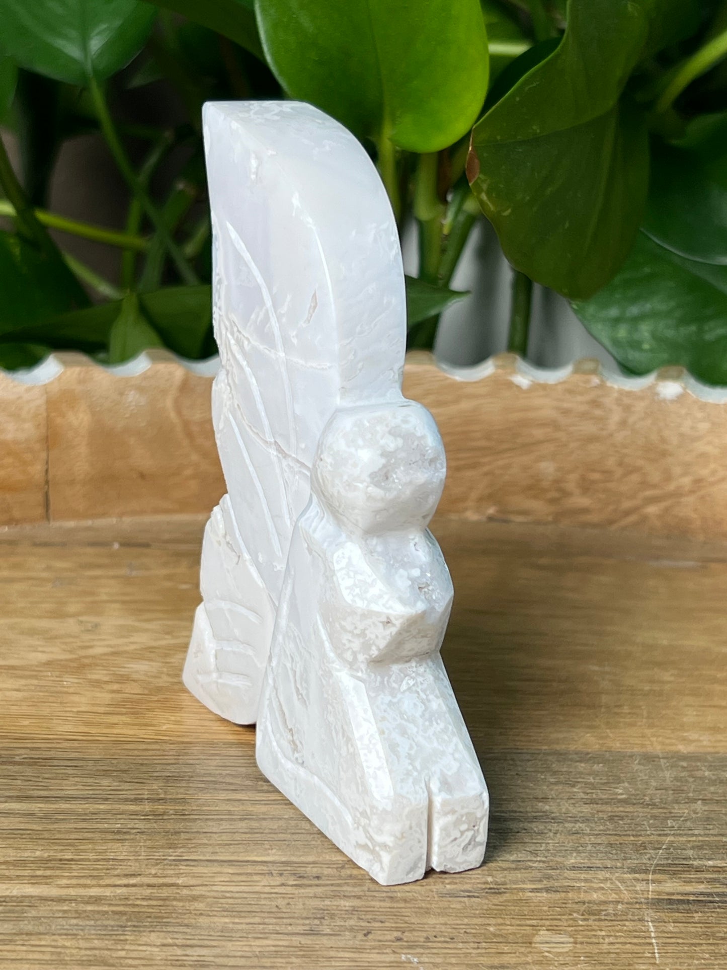 White Plume Agate Fairy