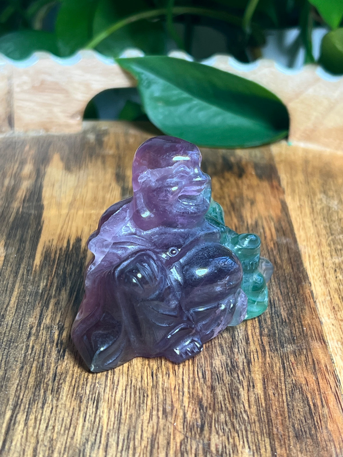 Fluorite Buddha: AB