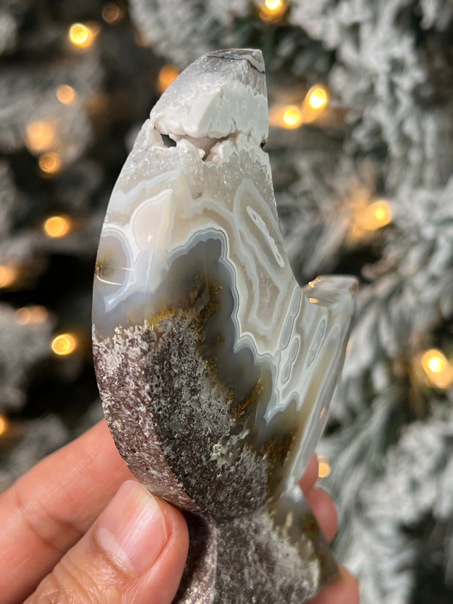 Scenic Moss Agate Moon