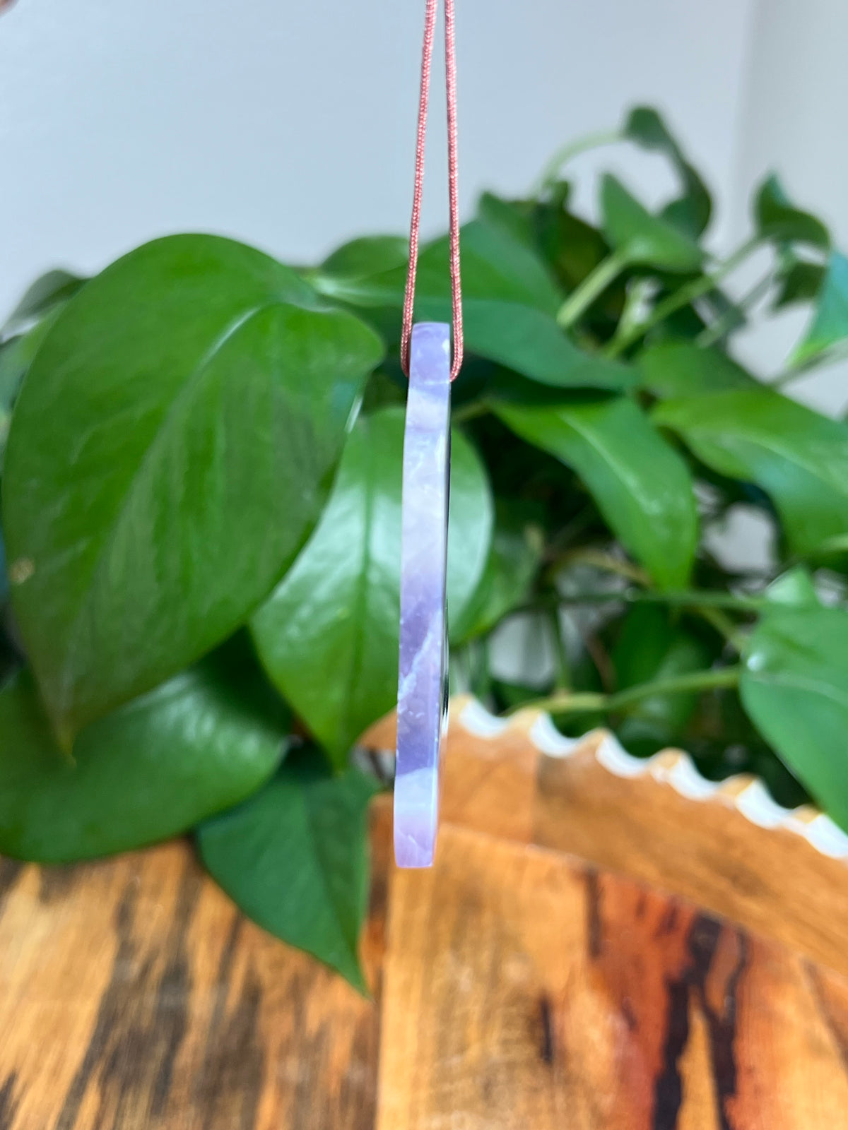 Purple Chalcedony Bell Ornaments