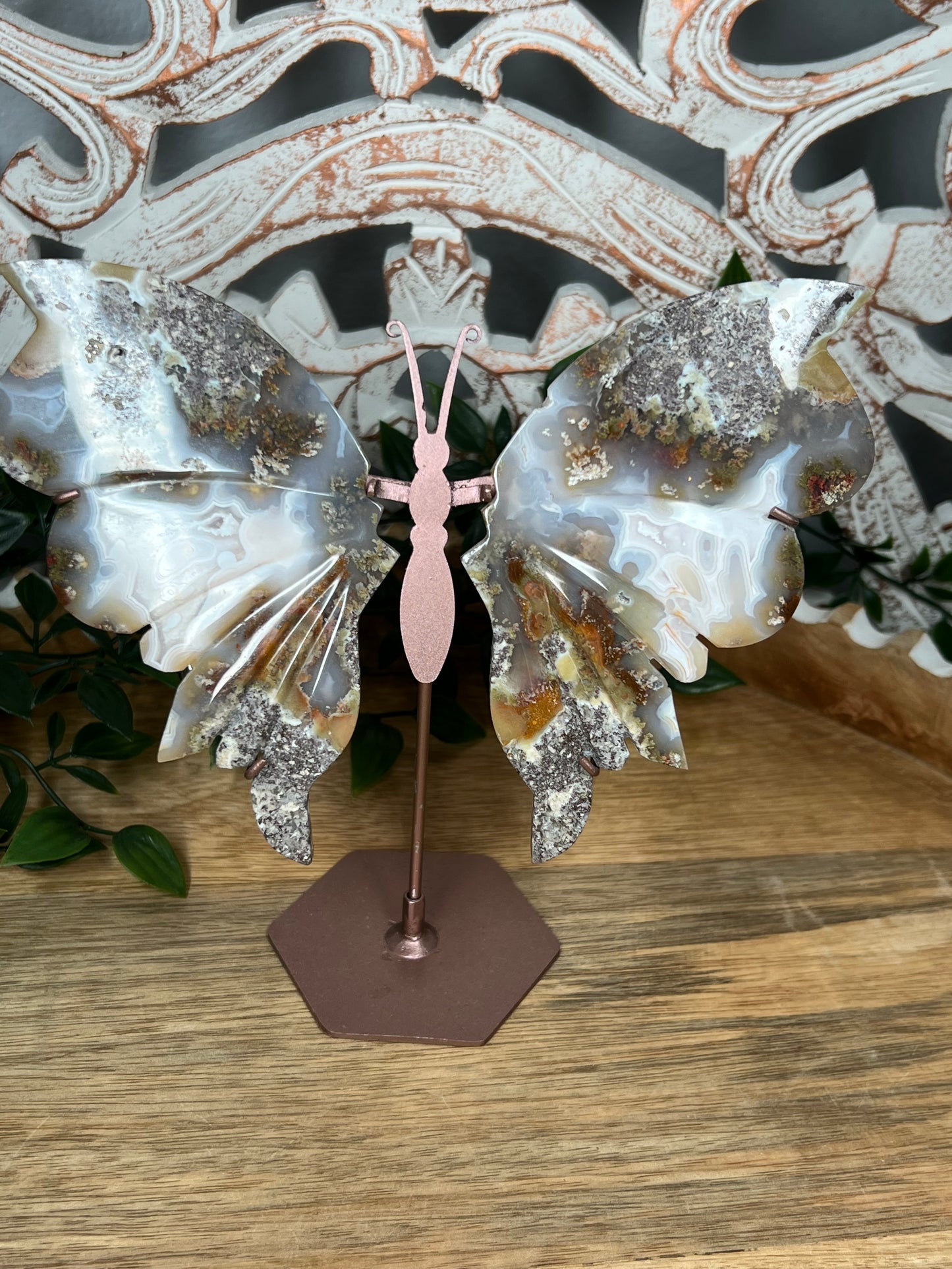 Scenic Moss Agate Wings