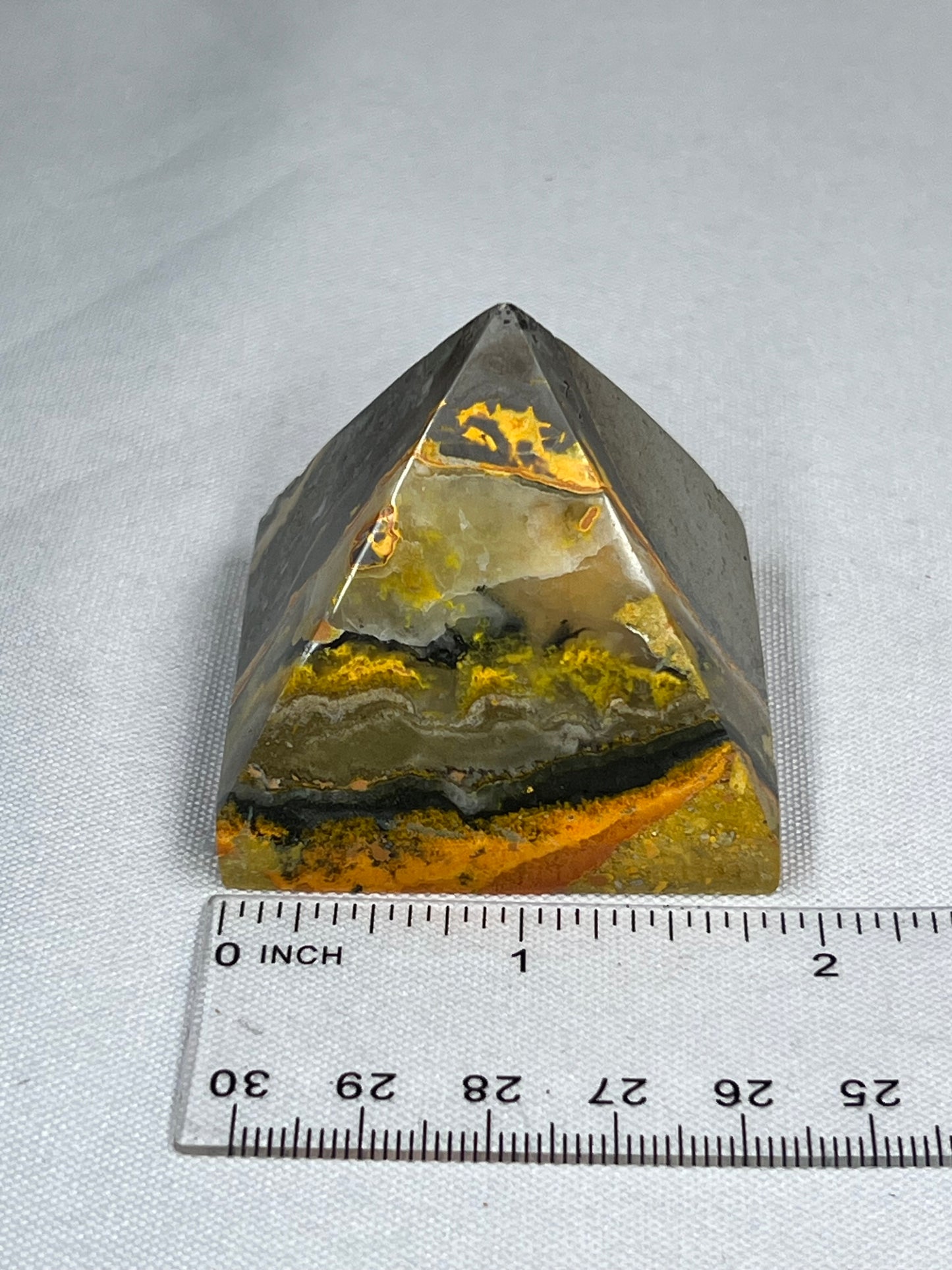Bumblebee Jasper Pyramid