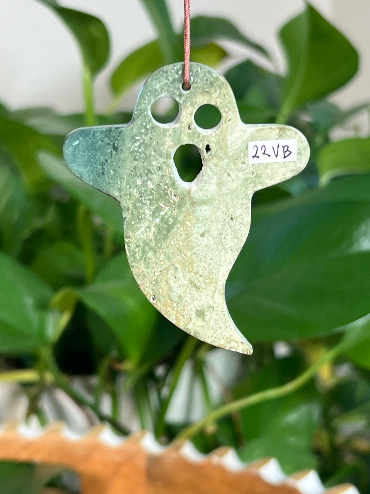 Blue Green Jasper Ghost Ornaments
