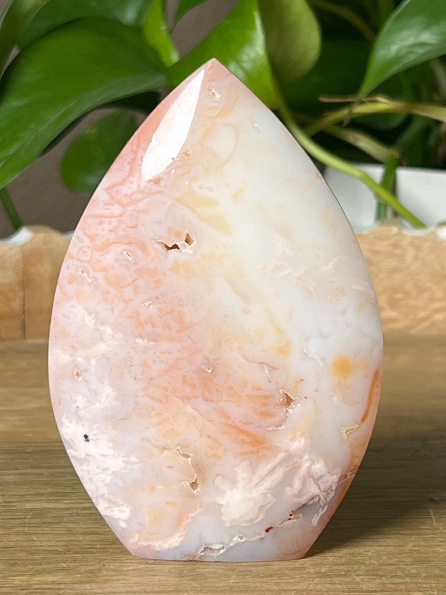 Pink Carnelian Flame