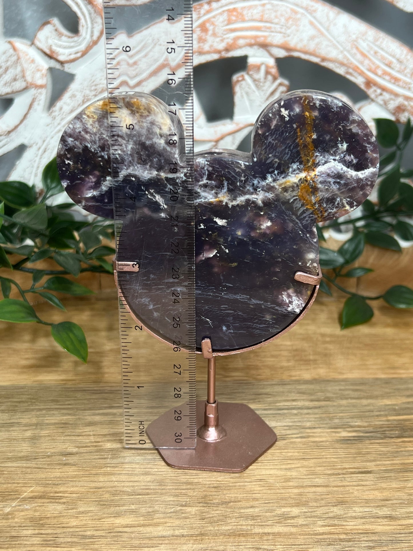 Purple Chalcedony Head