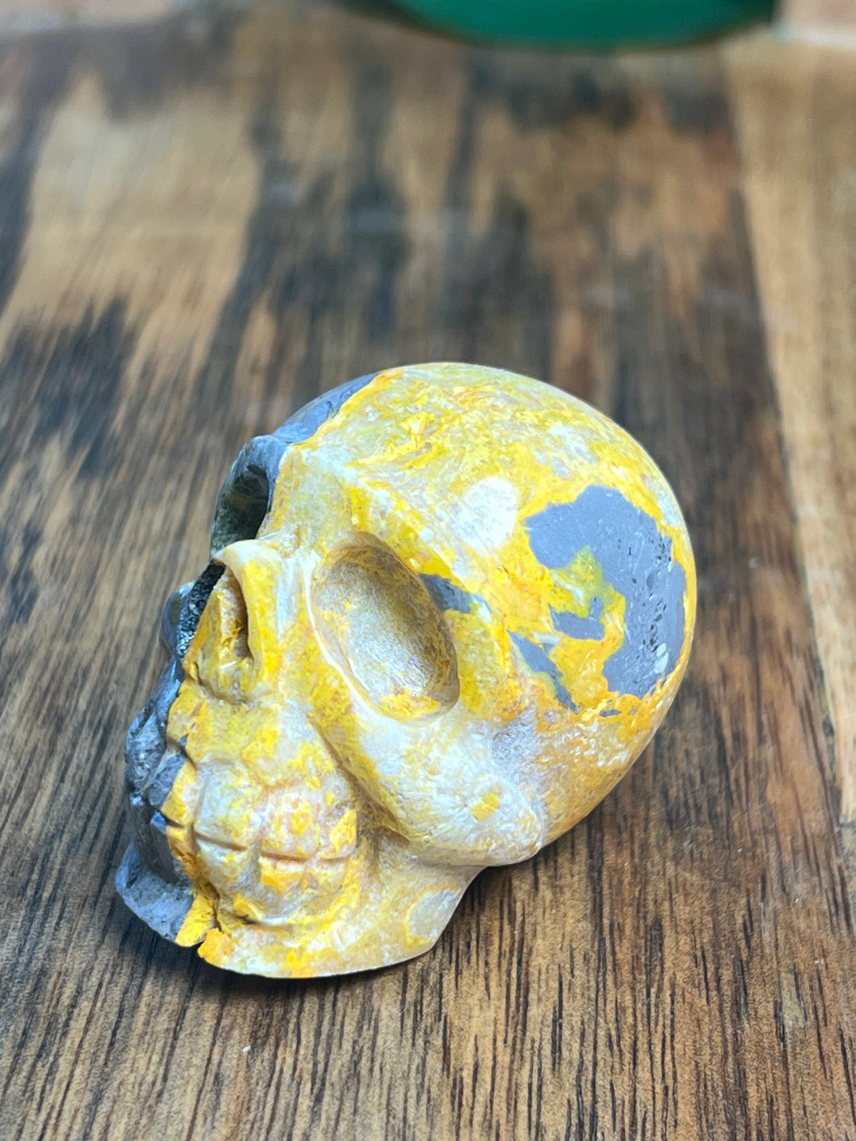 Bumblebee Jasper Mini Skull: C