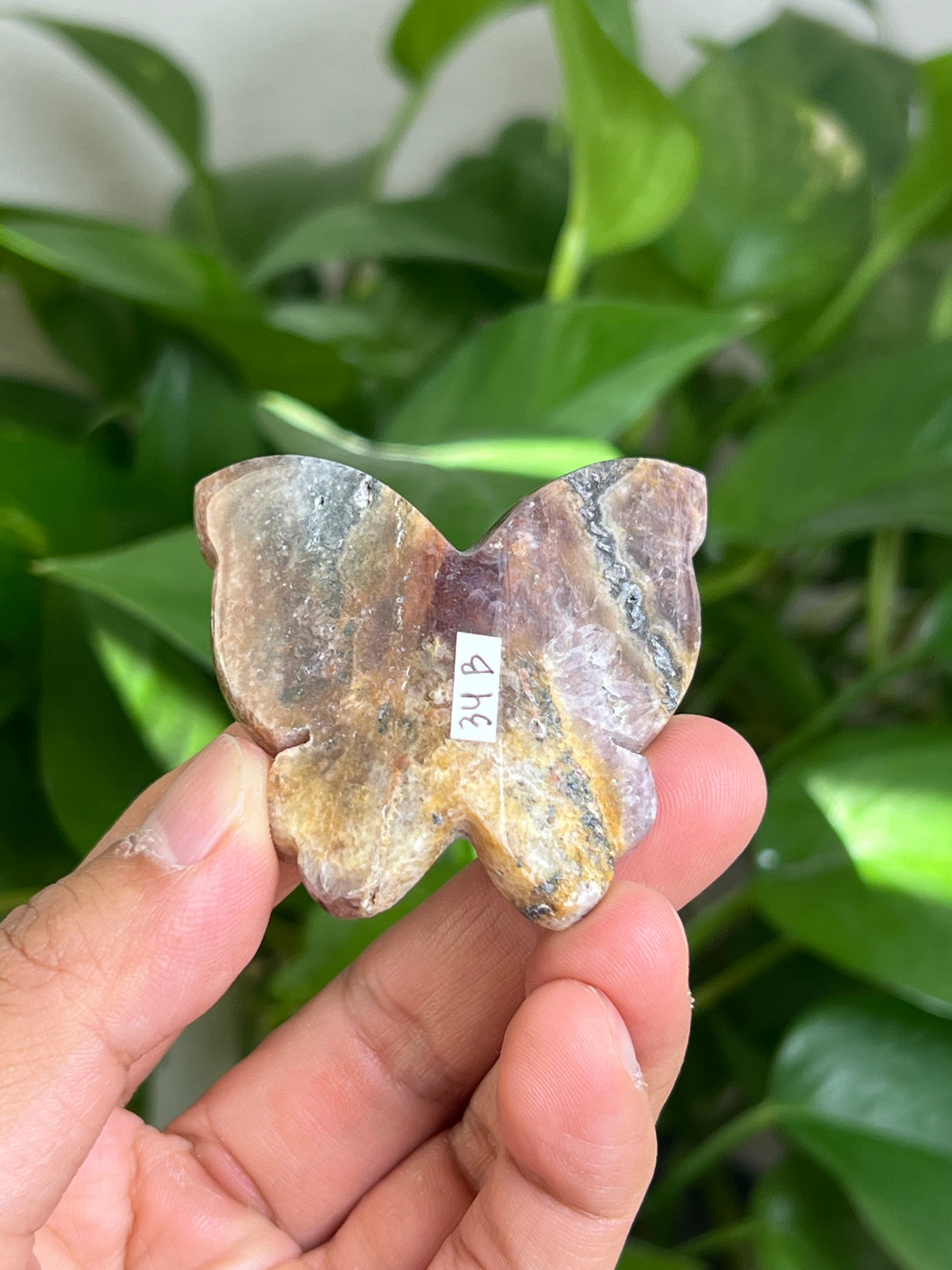 Indonesian Amethyst 3D Butterfly: B