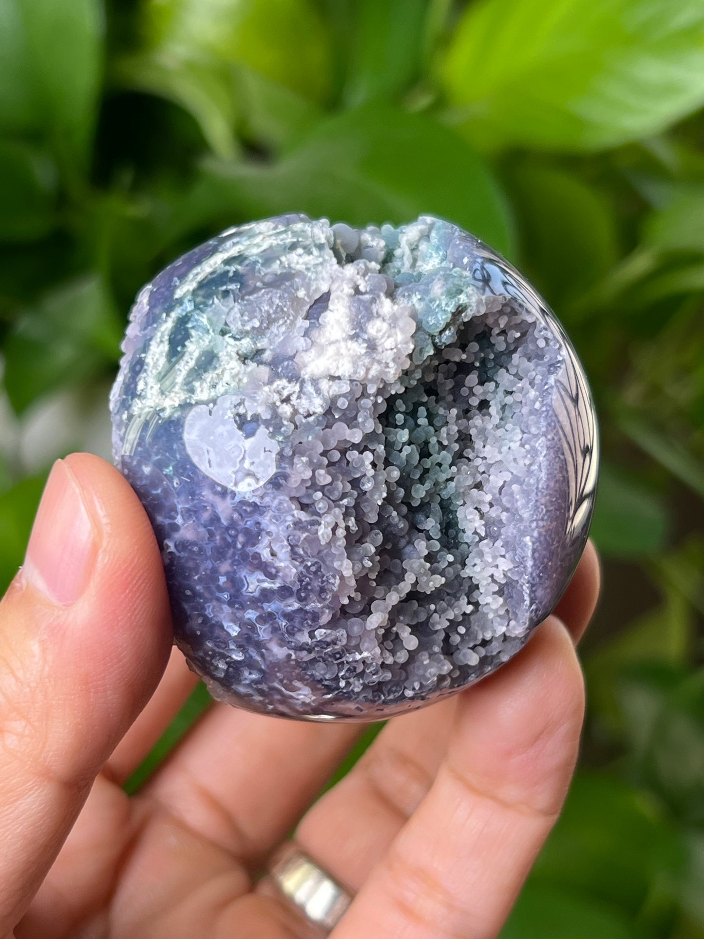Grape Agate Sphere