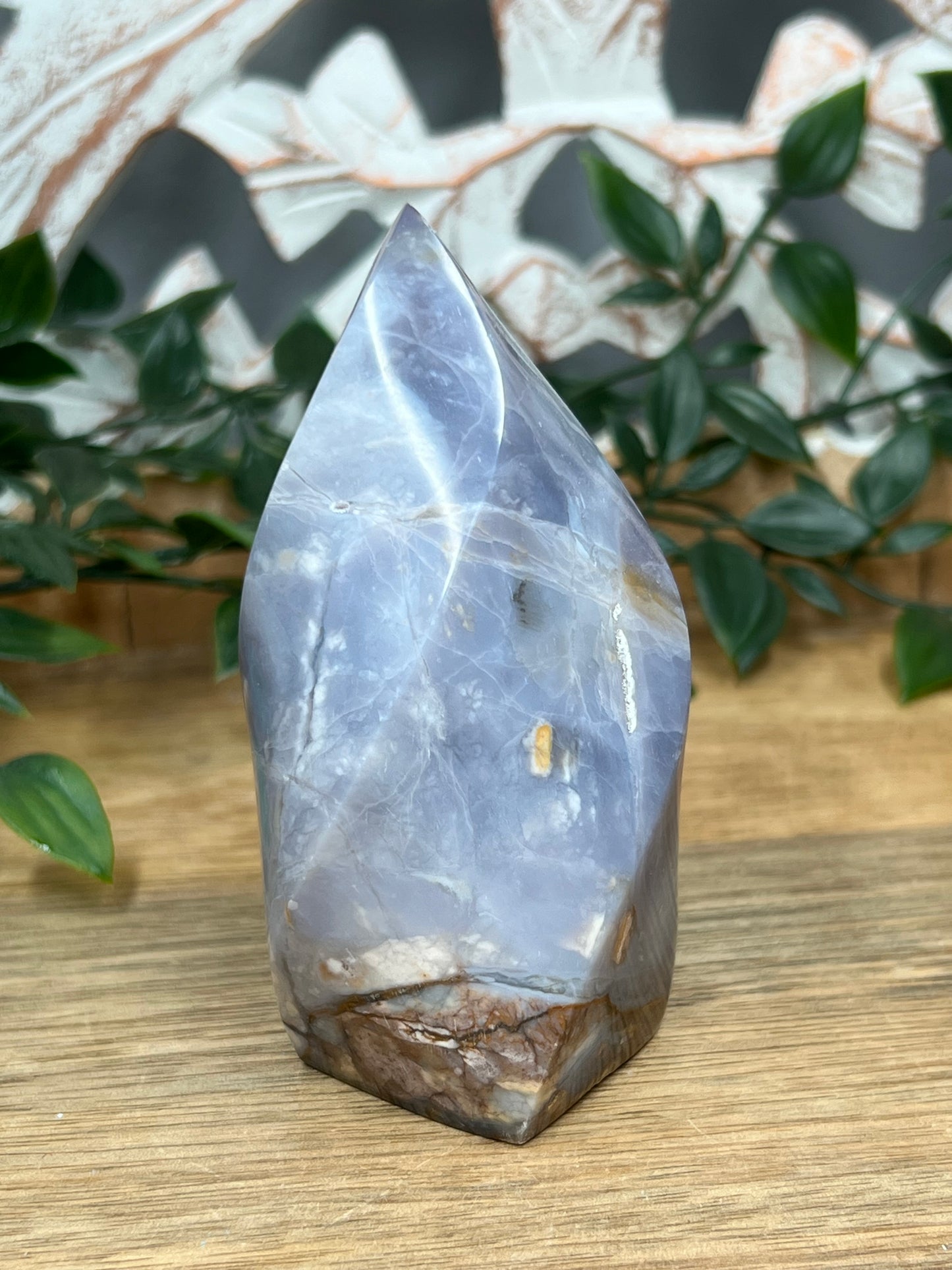 Purple Chalcedony Flame