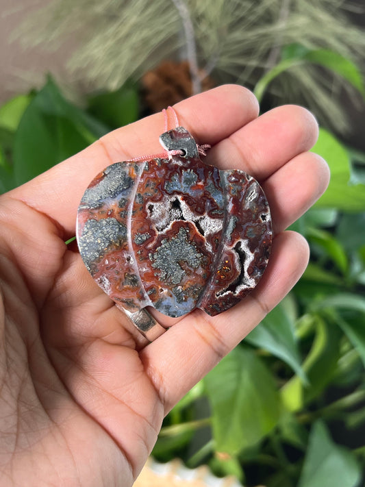 Marcasite Pumpkin Ornament