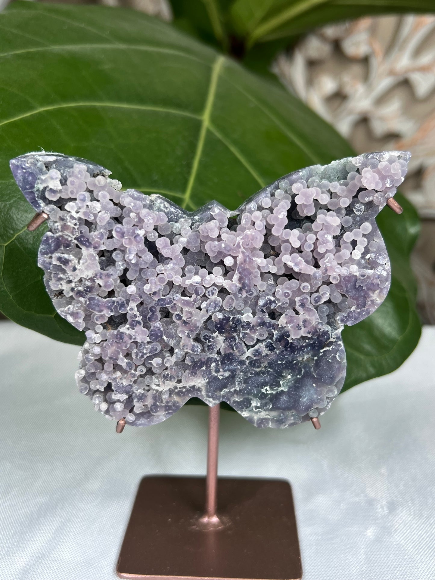 Grape Agate Butterfly