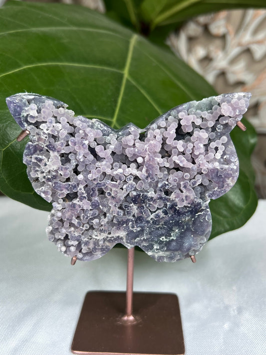 Grape Agate Butterfly