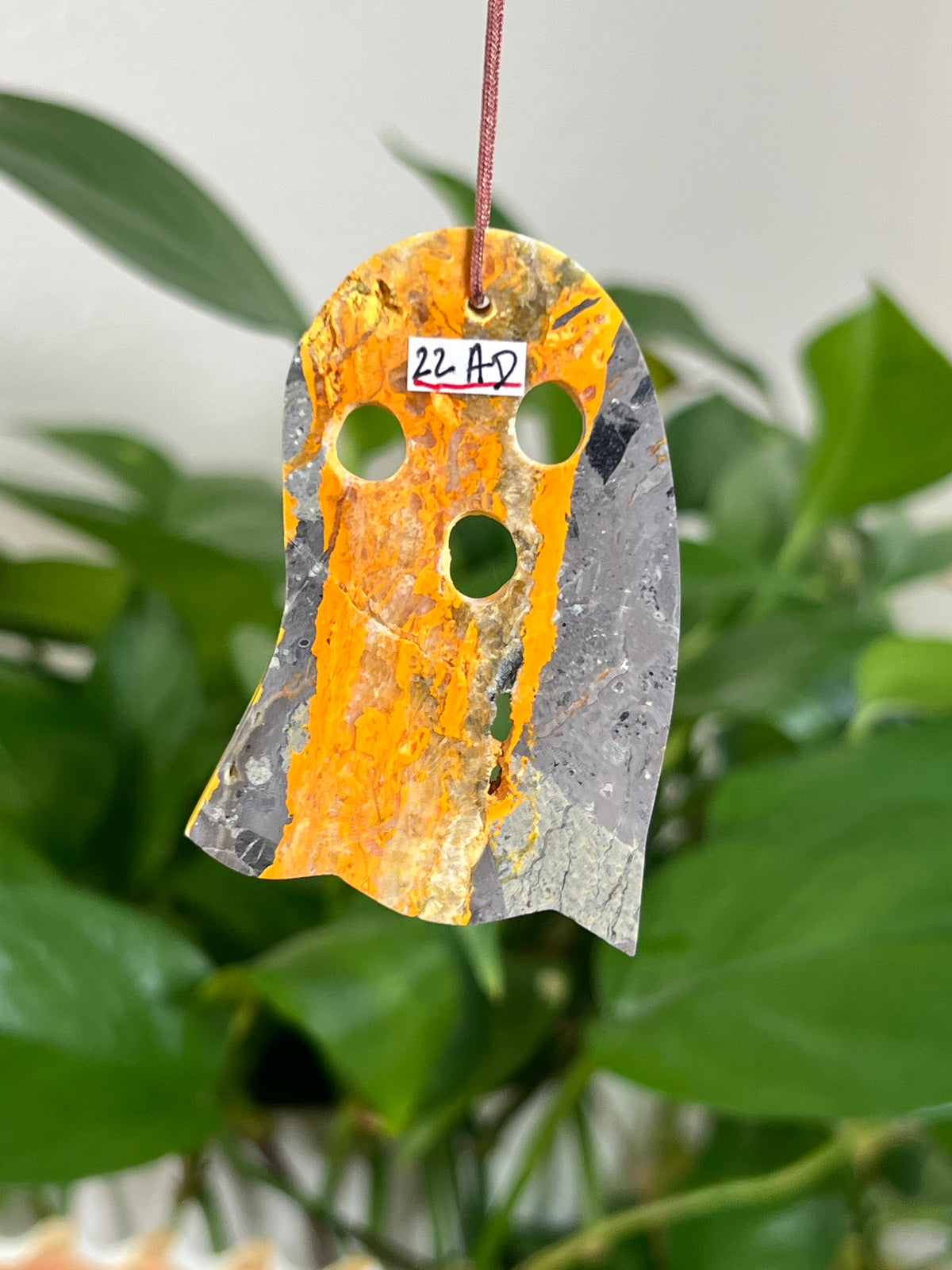 Bumblebee Jasper Ghost Ornaments