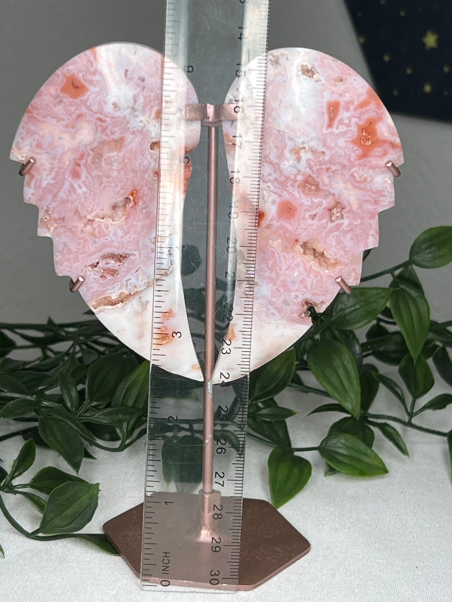 Pink Carnelian Wings