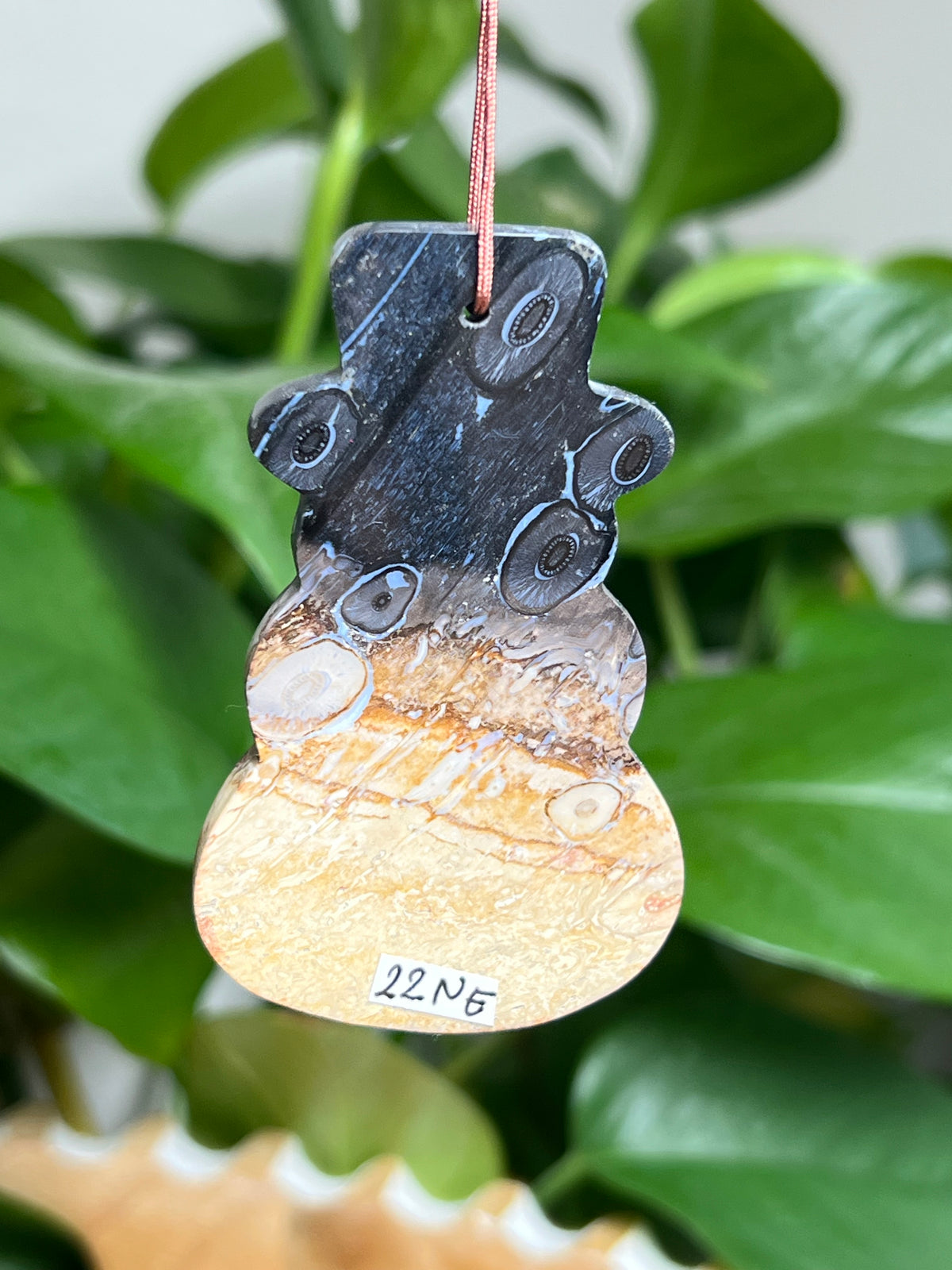 Palm Root Ornament Snowman: NE