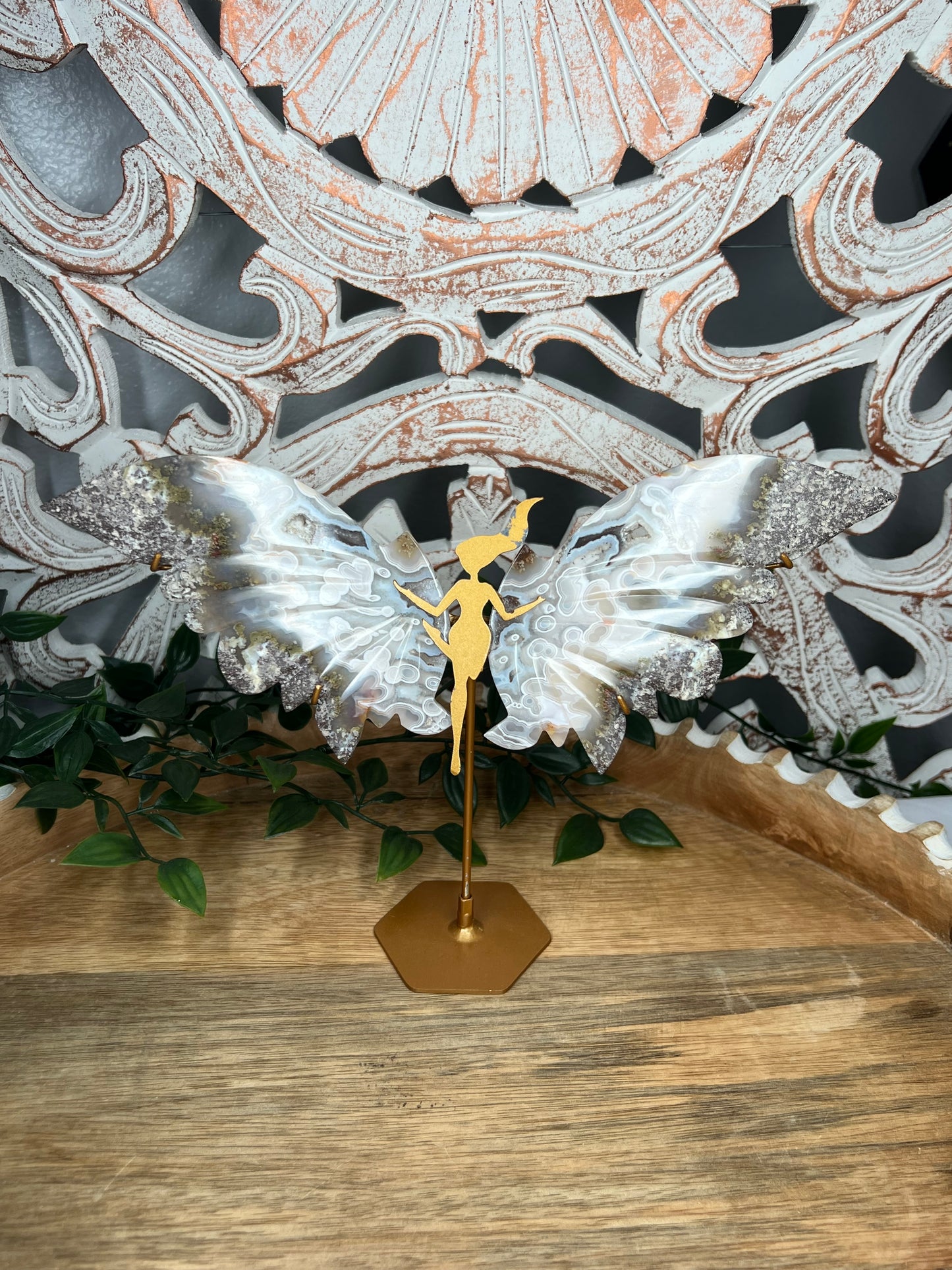 Scenic Moss Agate Wings