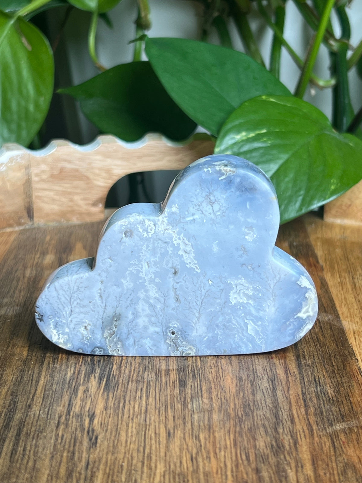 Blue Plume Agate Cloud: MS