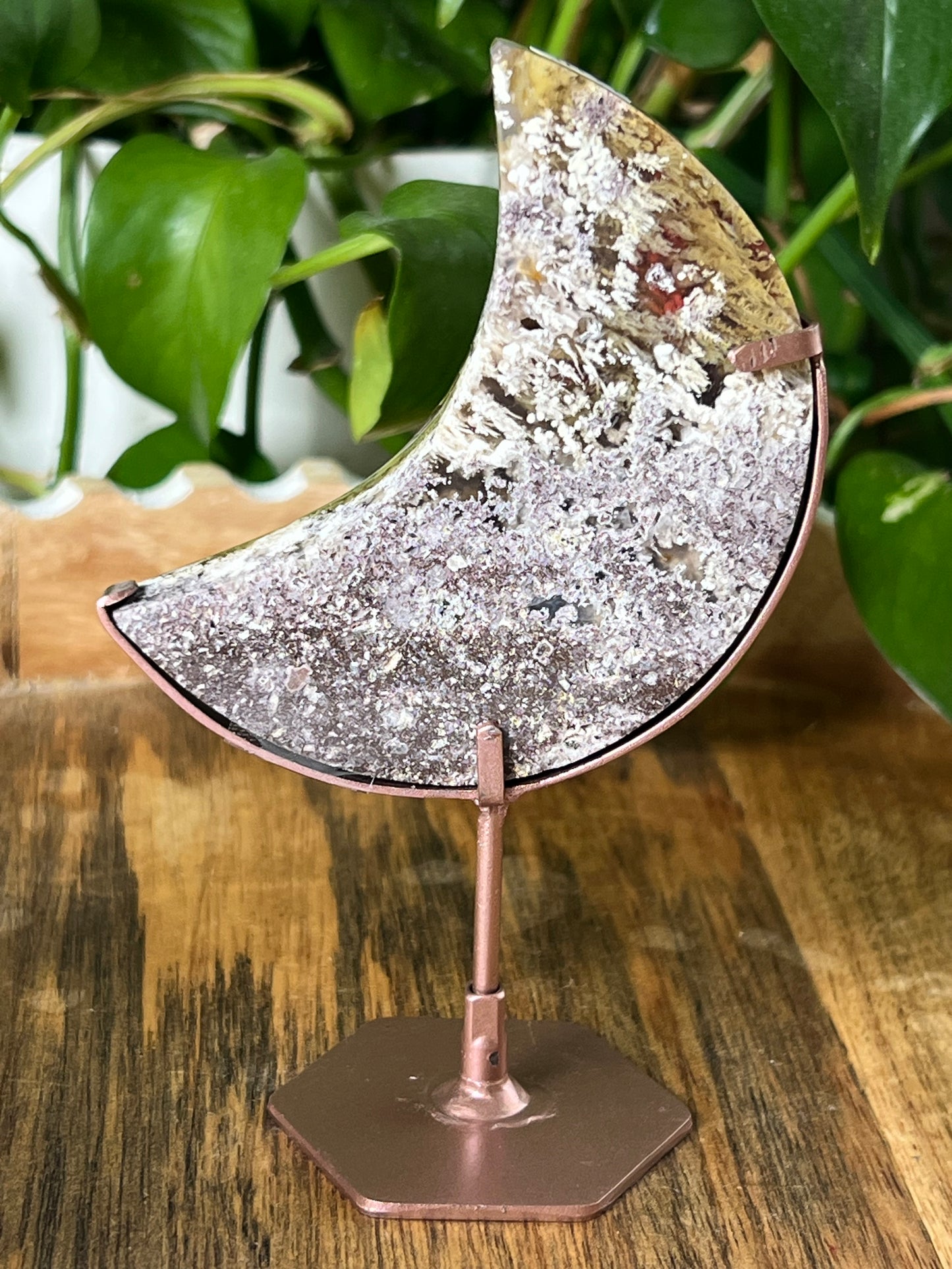 Scenic Moss Agate Moon