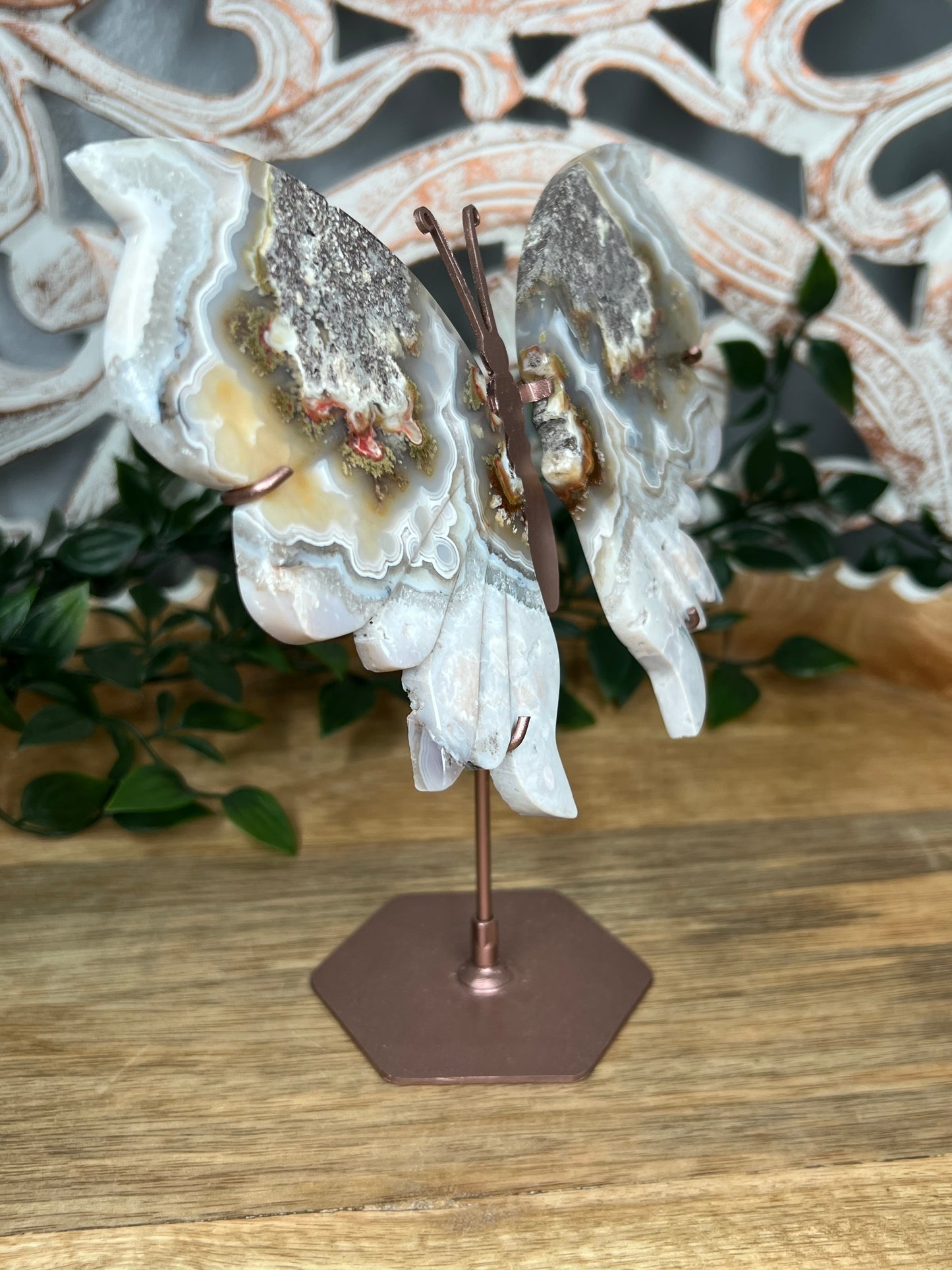 Scenic Moss Agate Wings