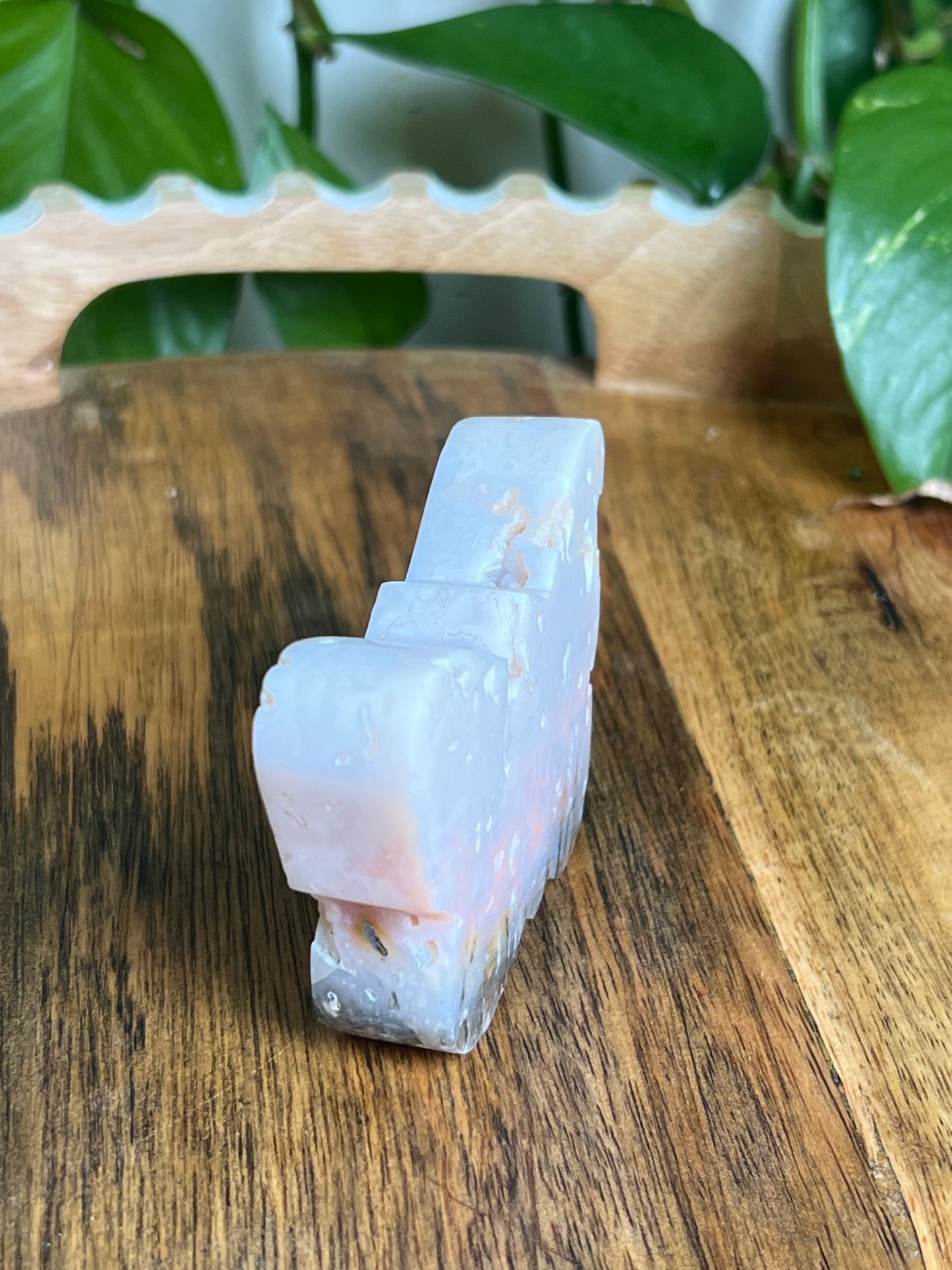 Rainbow Plume Agate Butterfly RR