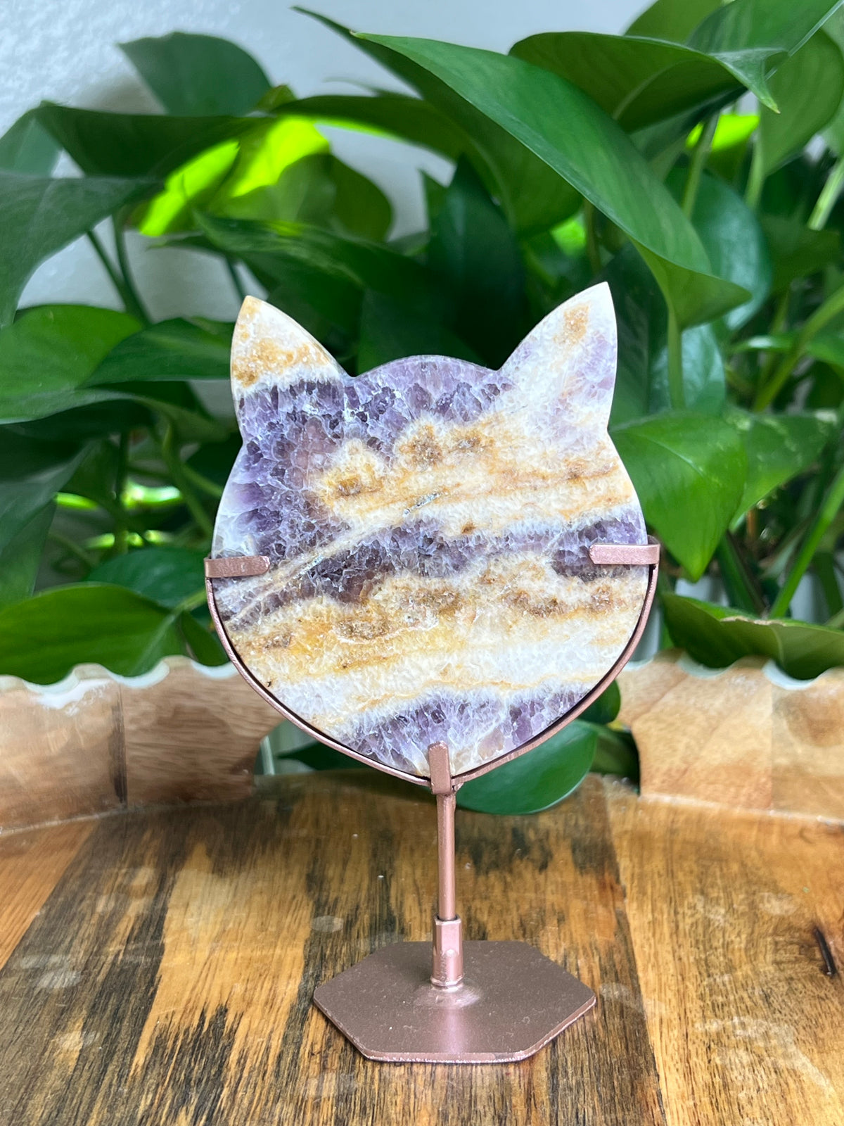 Indonesian Amethyst Cat Head: BB