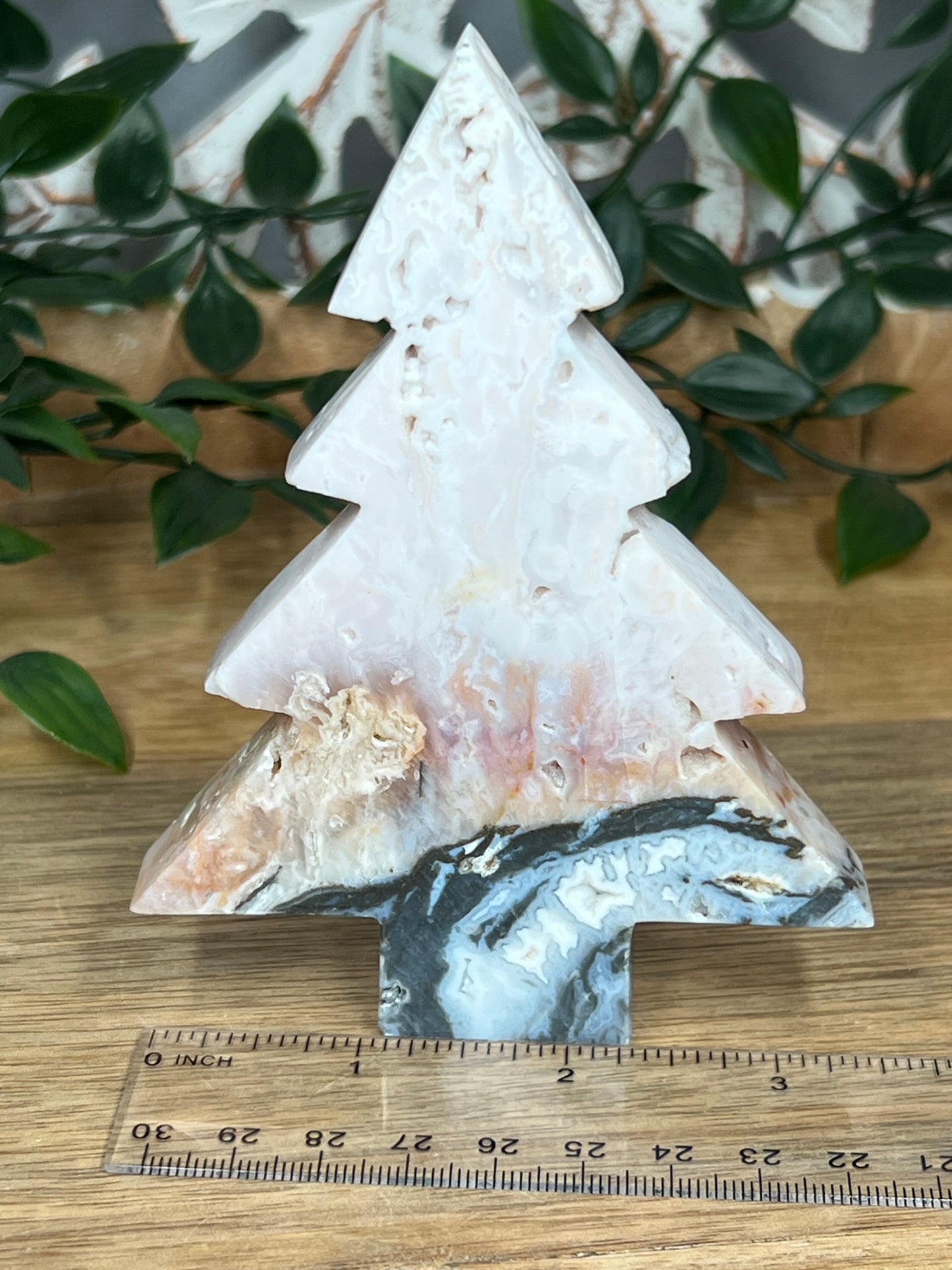 Rainbow Plume Agate Tree