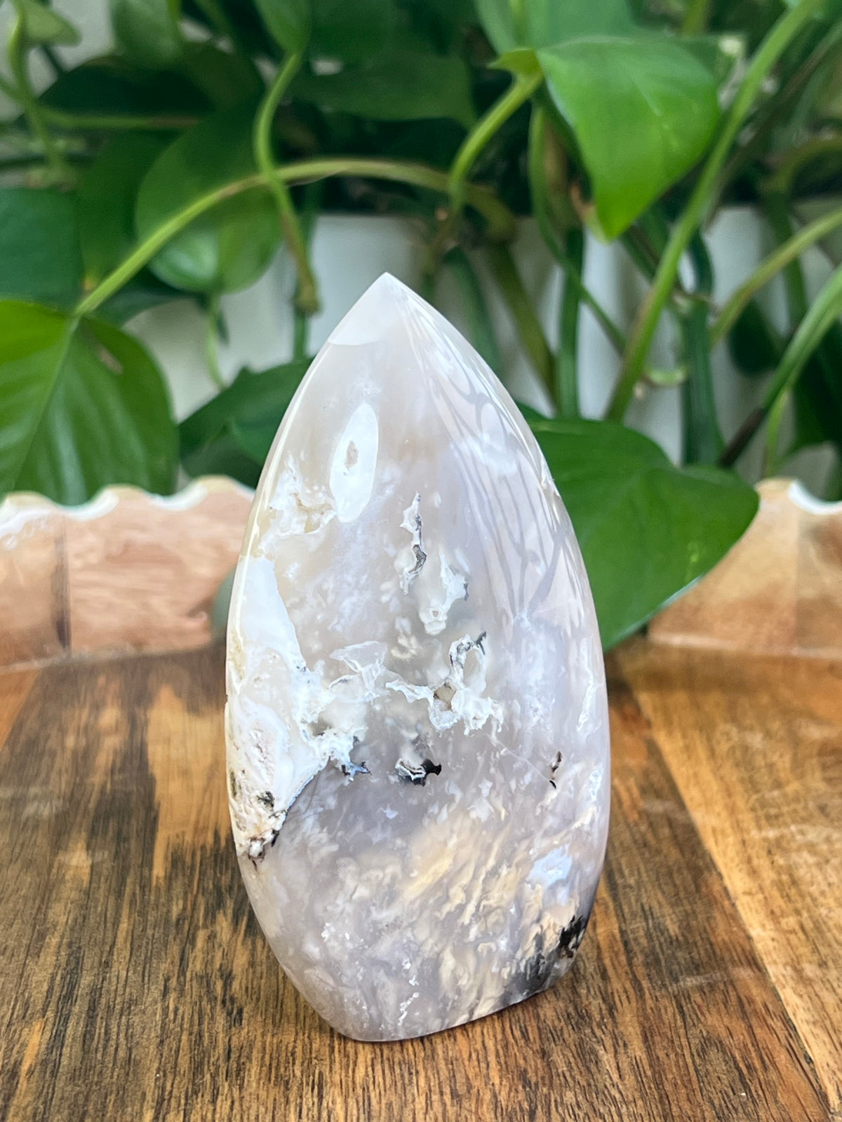 Dendritic Tiger Agate Flame: RA