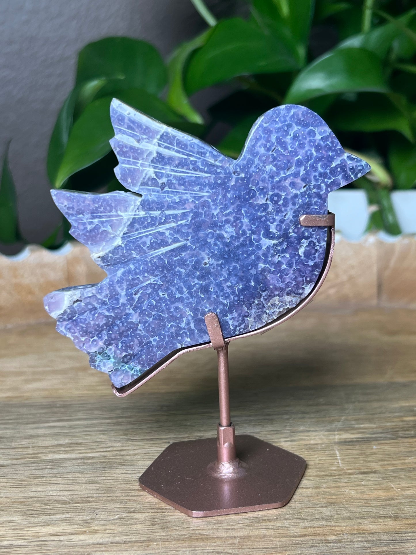 Grape Agate Bird