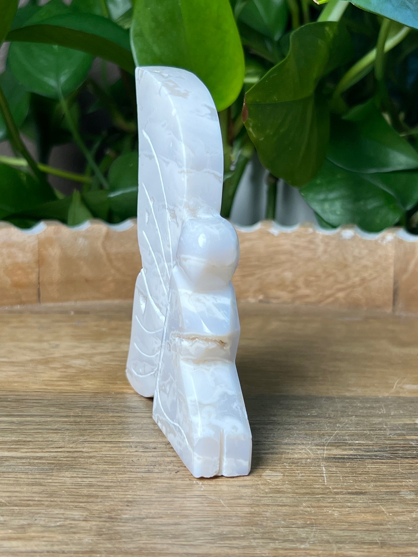 White Plume Agate Fairy