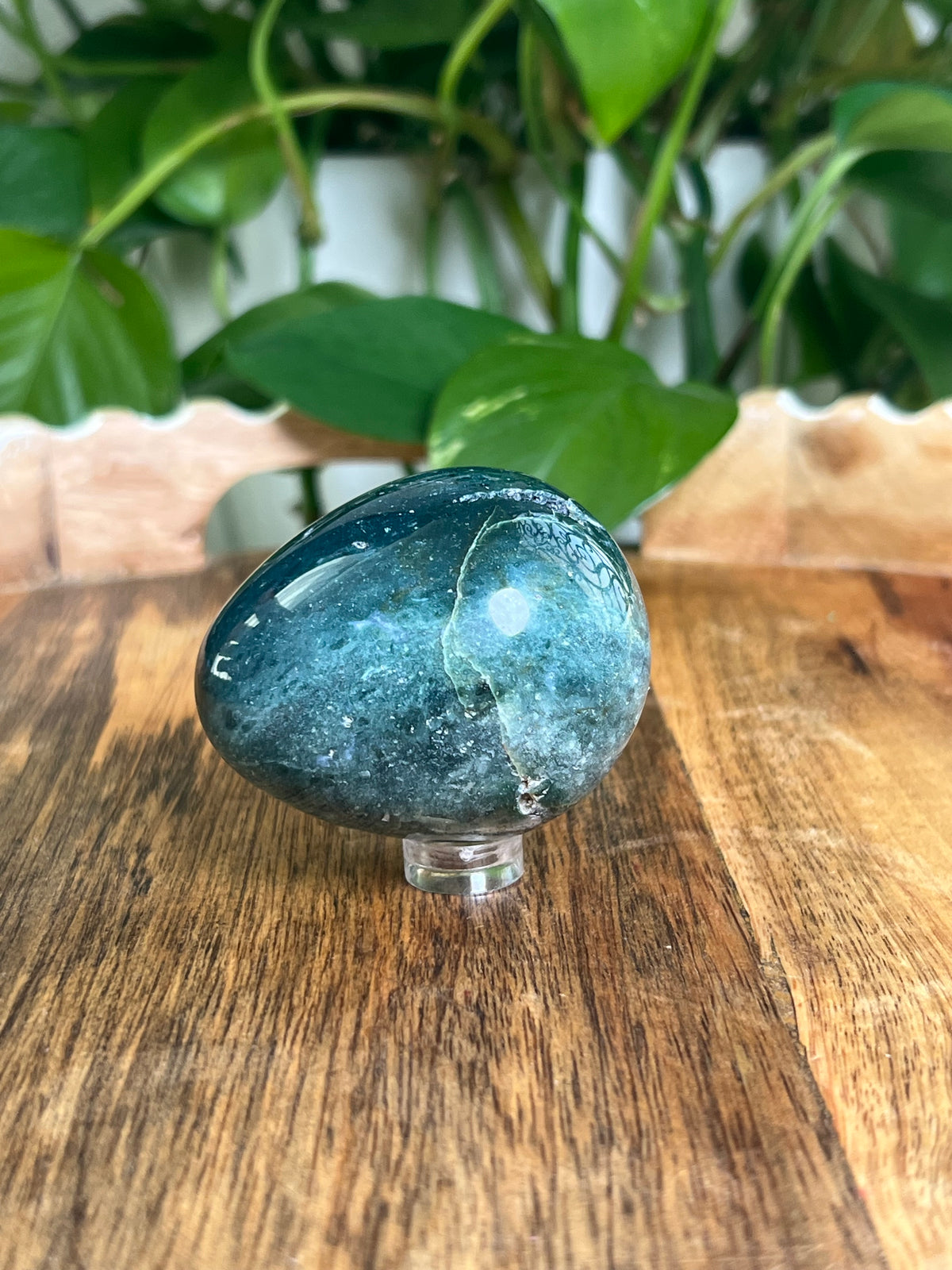 Blue Green Jasper Egg: RC